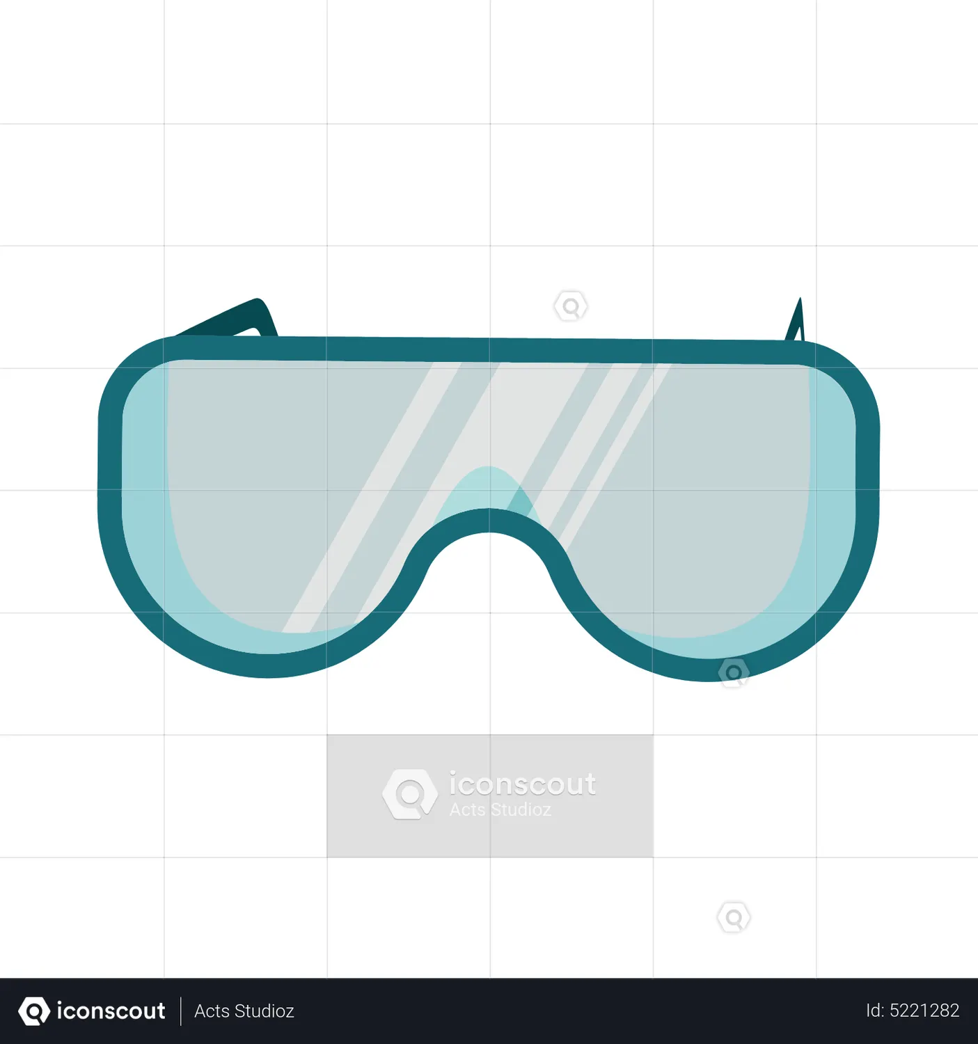 Goggle Animated Icon download in JSON, LOTTIE or MP4 format