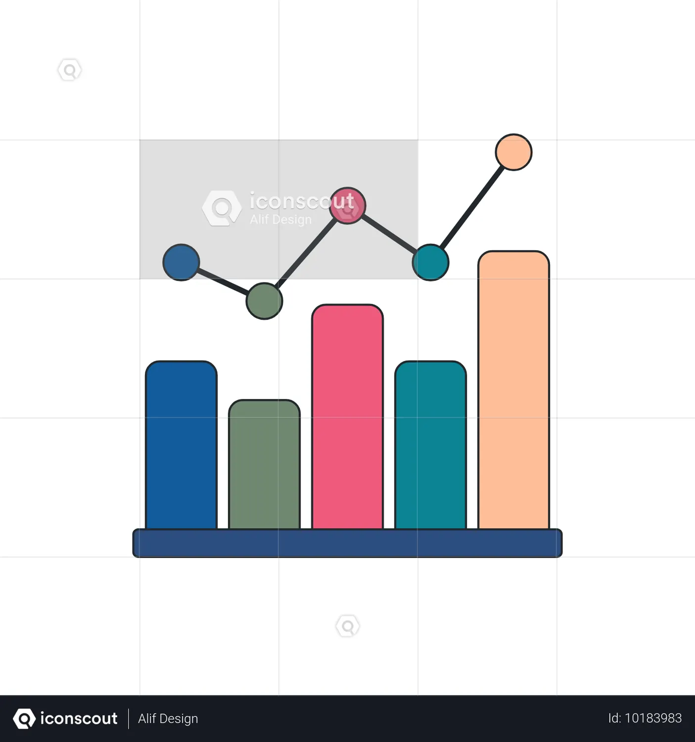Graph Animated Icon - Free Download Business Animated Icons | IconScout