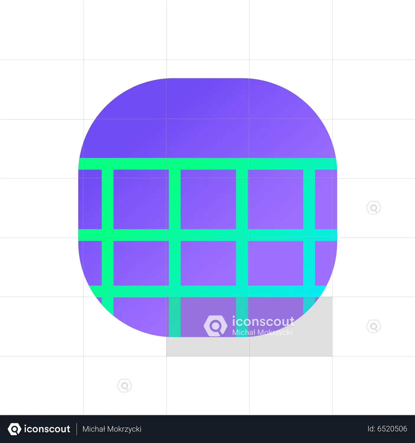 Grid Animated Icon download in JSON, LOTTIE or MP4 format