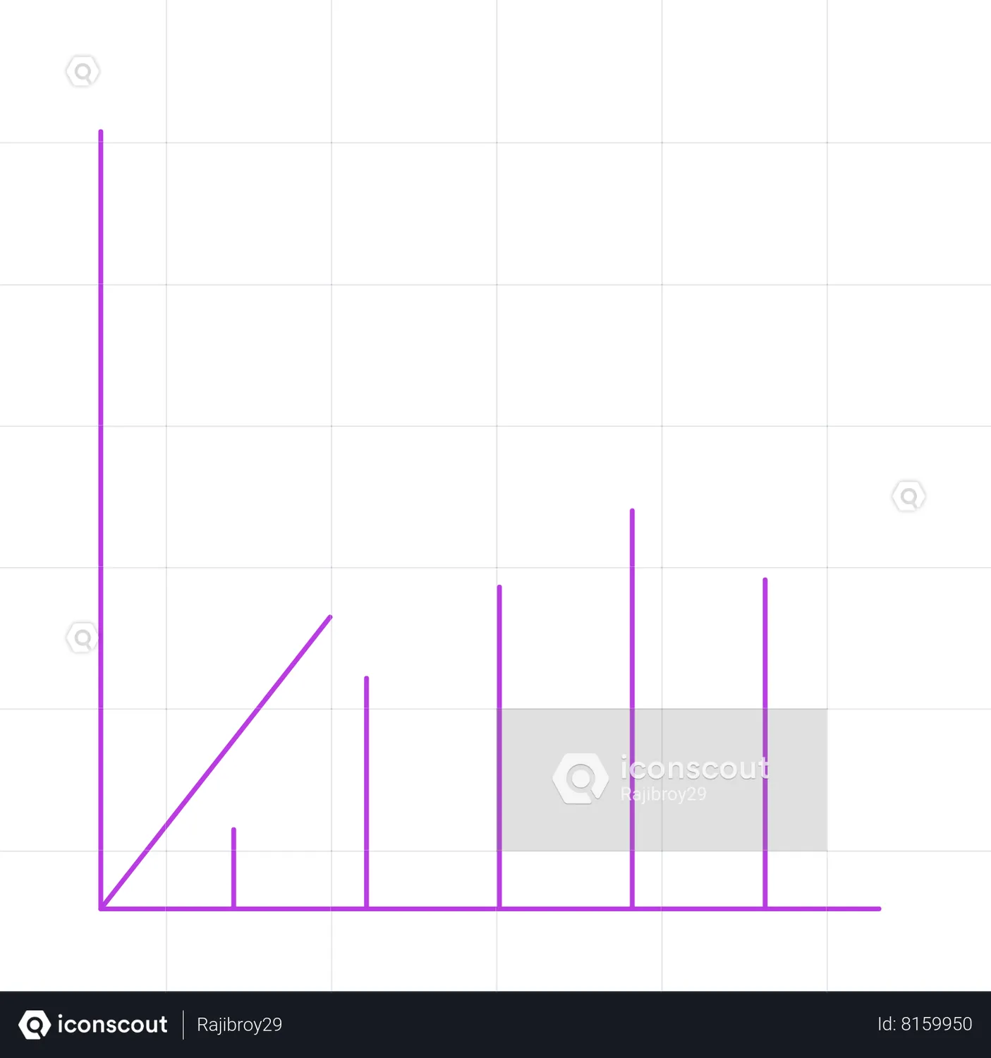 Growth Chart Animated Icon download in JSON, LOTTIE or MP4 format