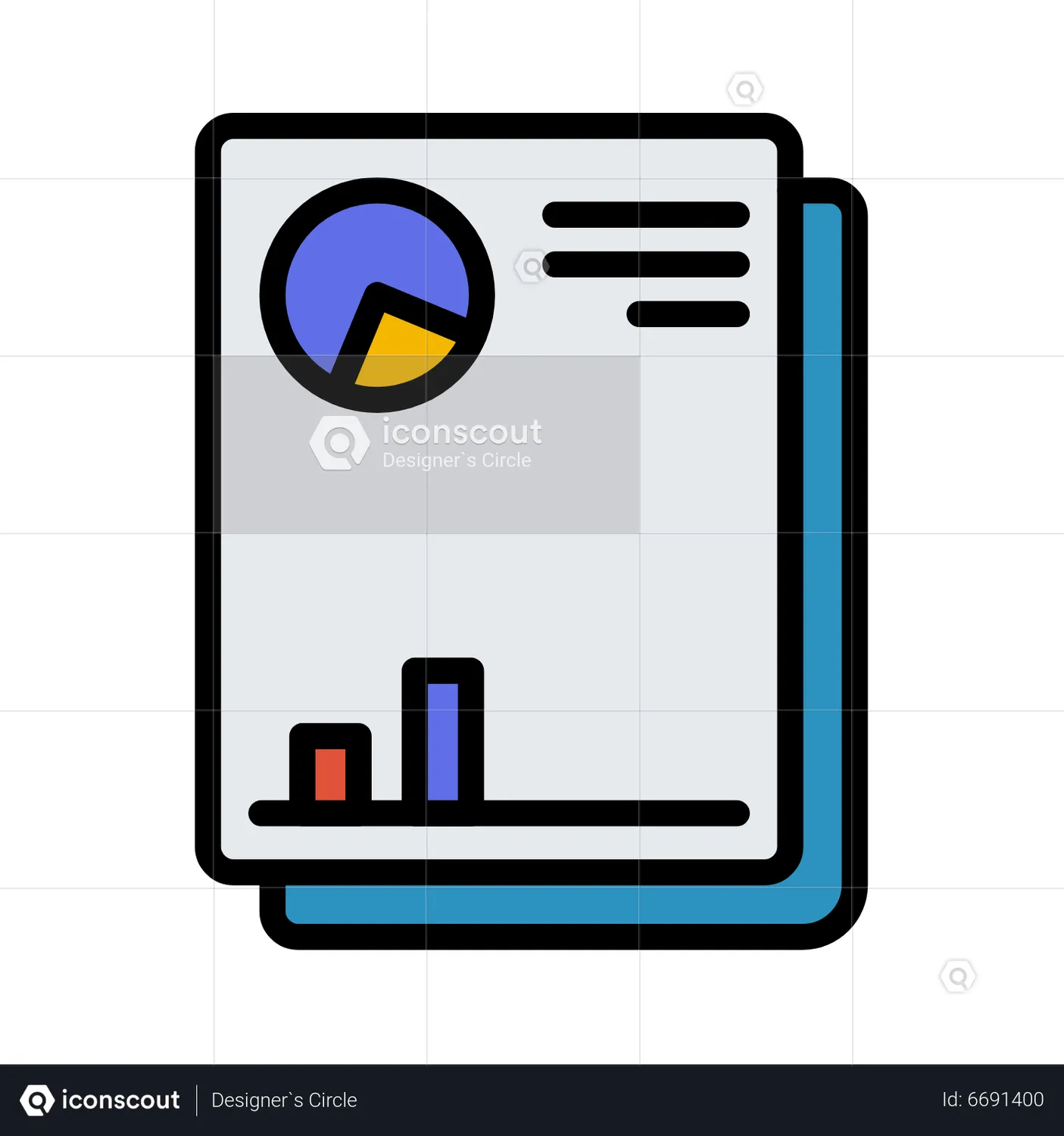 Growth Chart Animated Icon download in JSON, LOTTIE or MP4 format