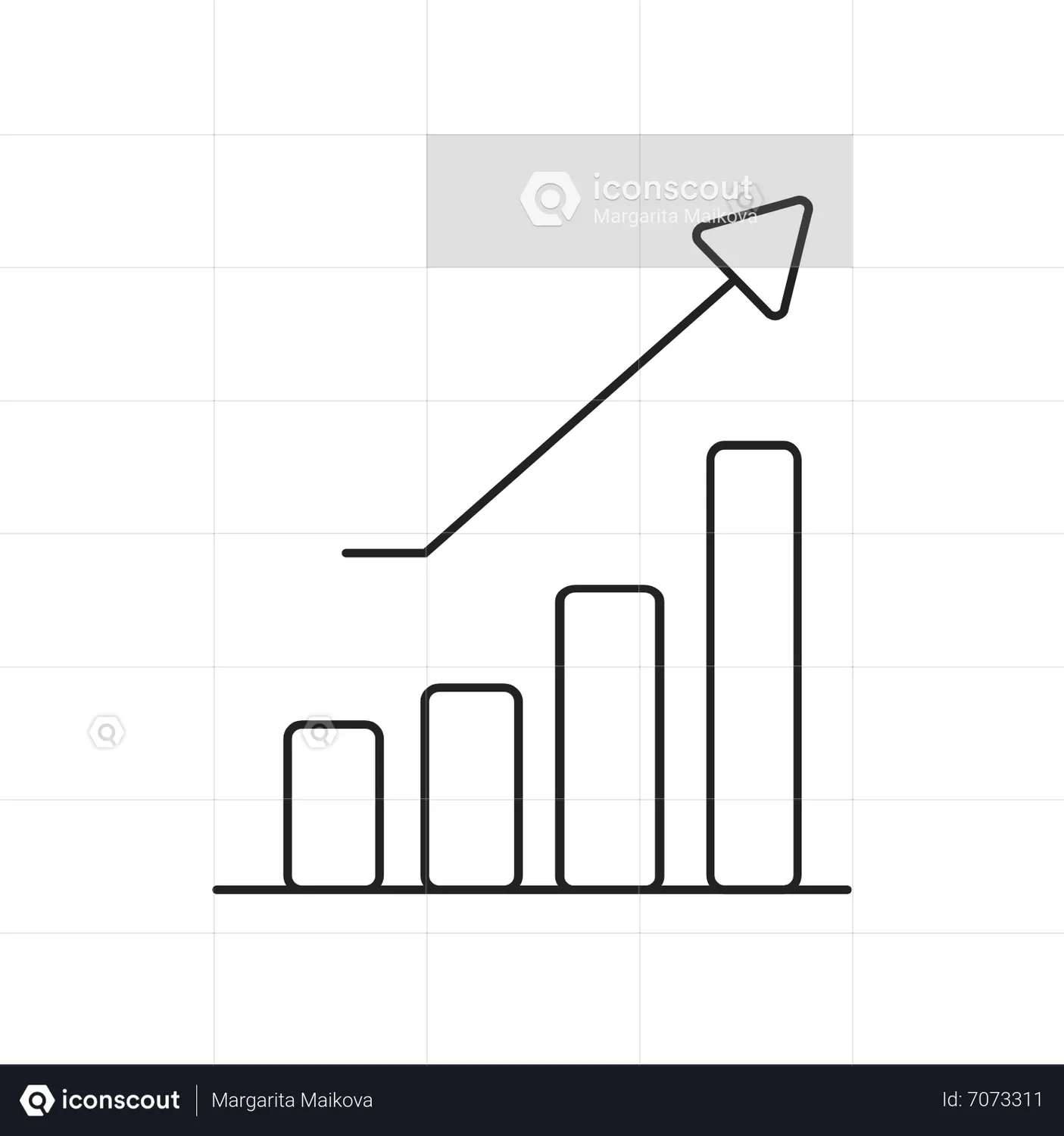 Growth Chart Animated Icon download in JSON, LOTTIE or MP4 format