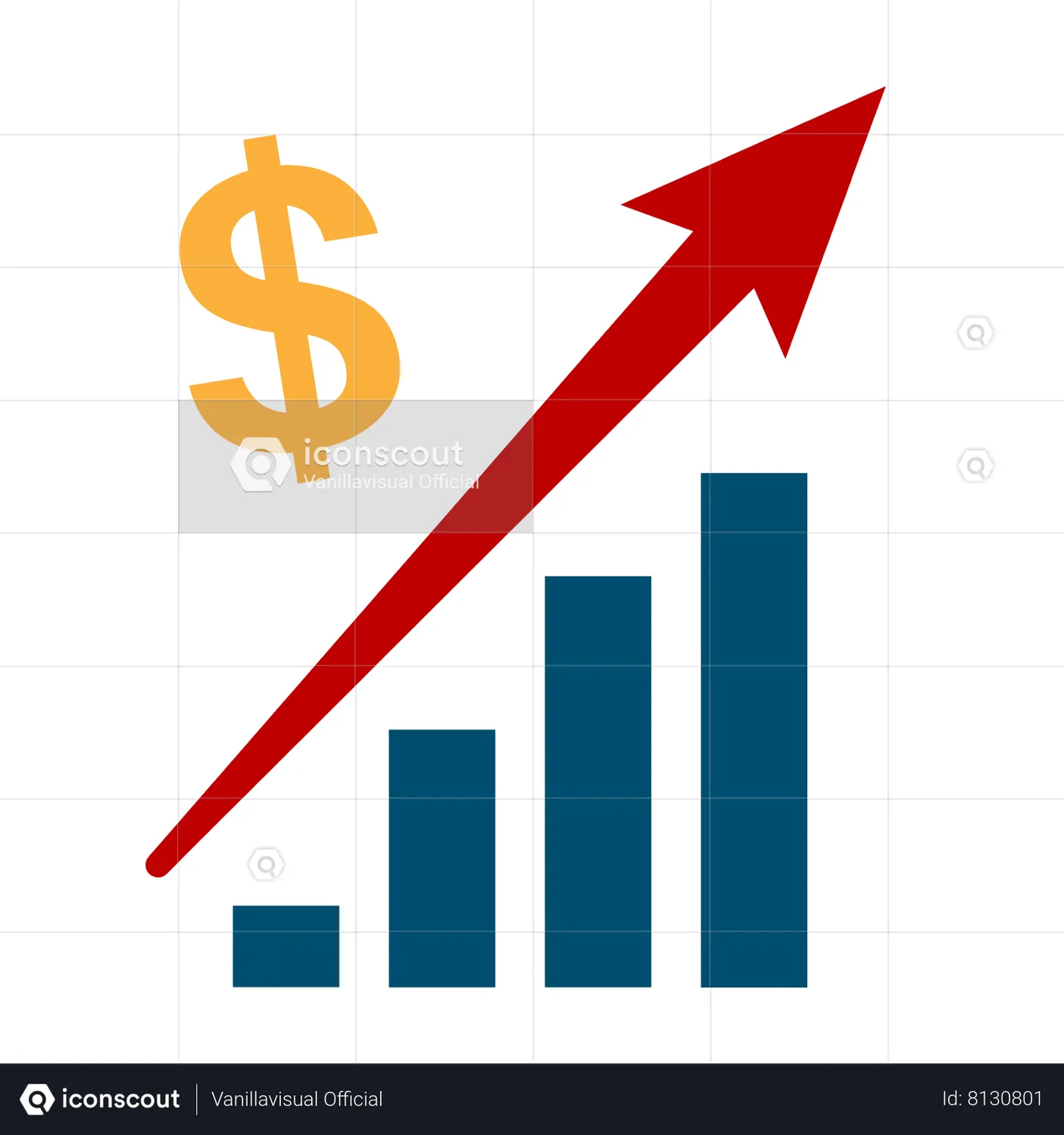 Growth Chart Animated Icon download in JSON, LOTTIE or MP4 format