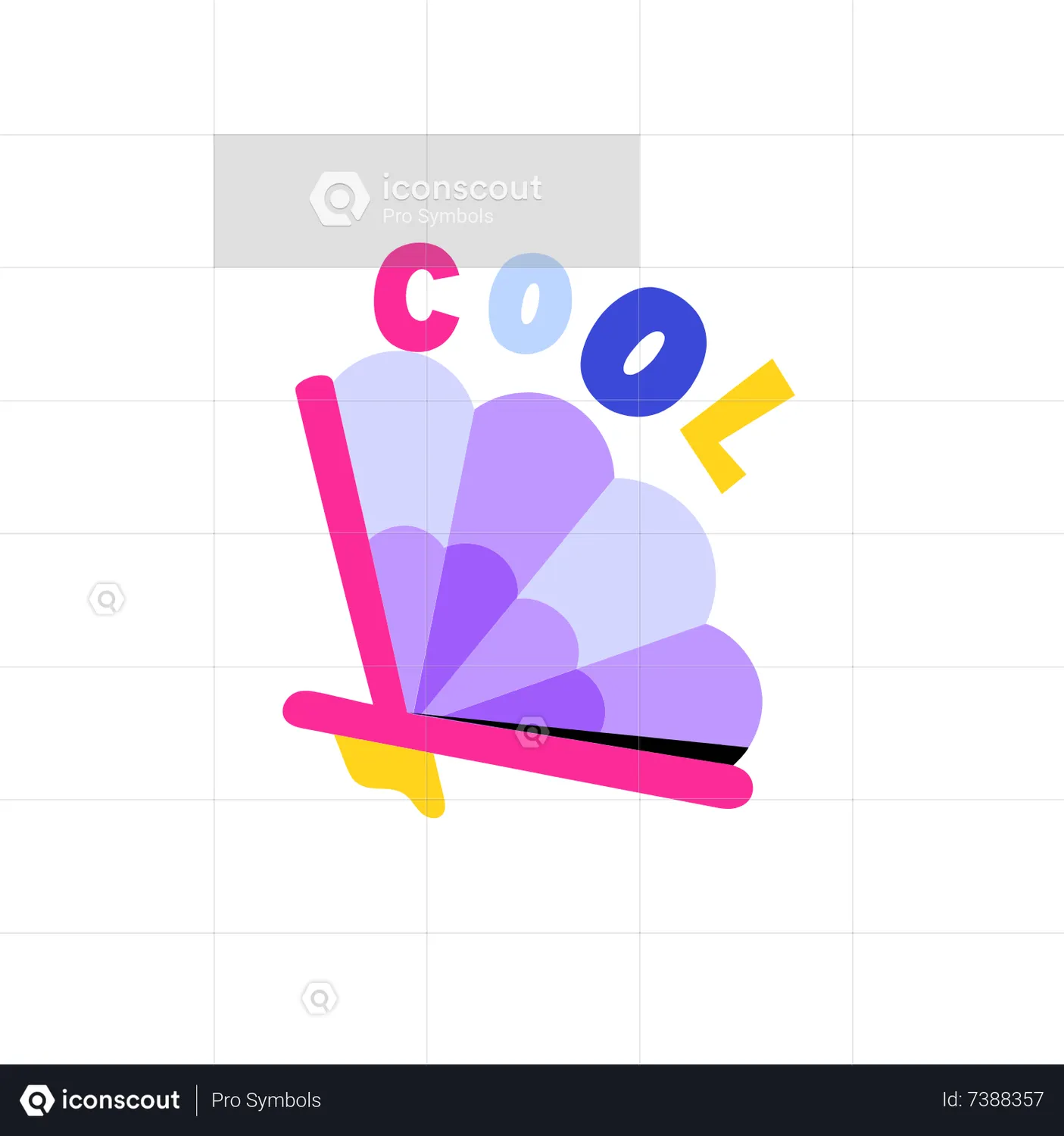 Hand Fan Animated Icon download in JSON, LOTTIE or MP4 format