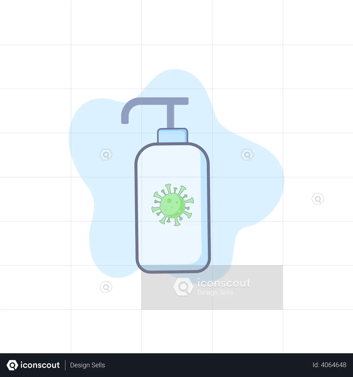 Hands sanitizer Animated Icon download in JSON, LOTTIE or MP4 format