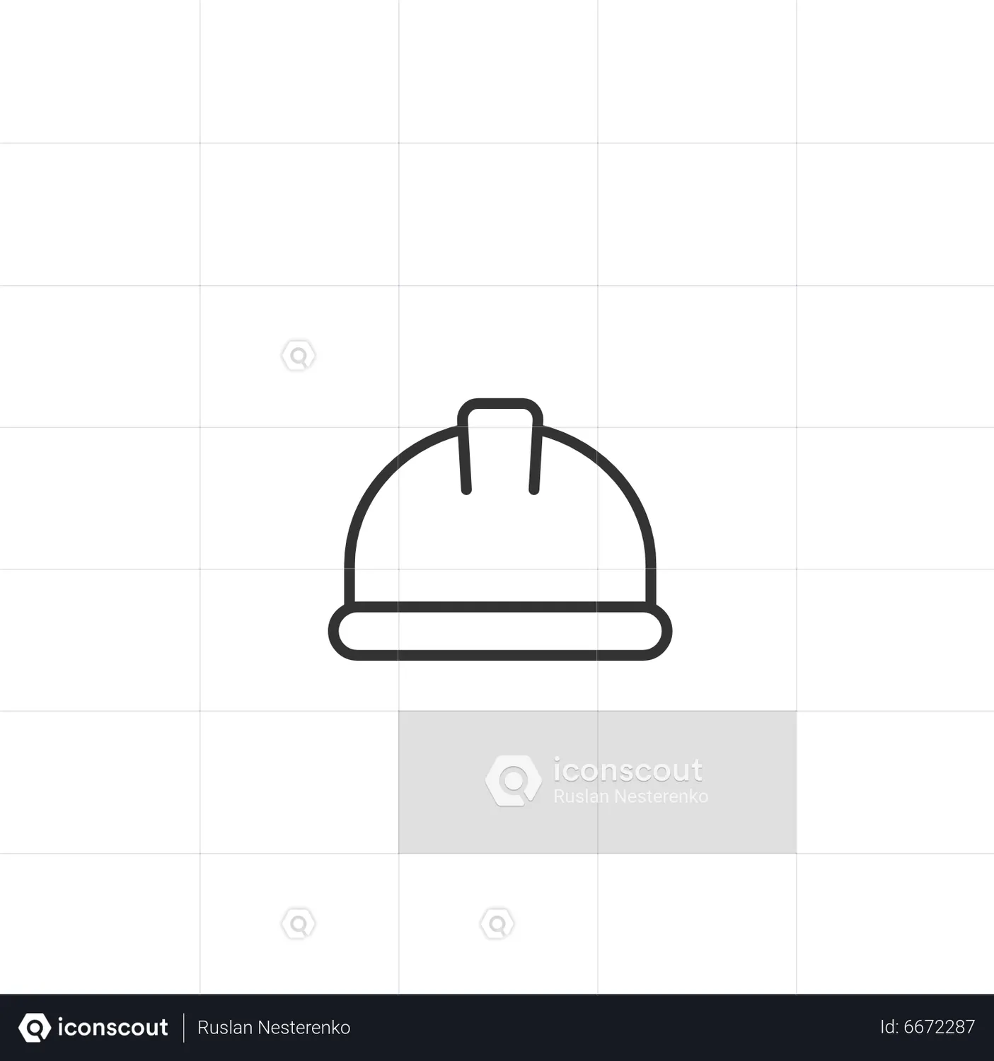 Hard hat Animated Icon download in JSON, LOTTIE or MP4 format
