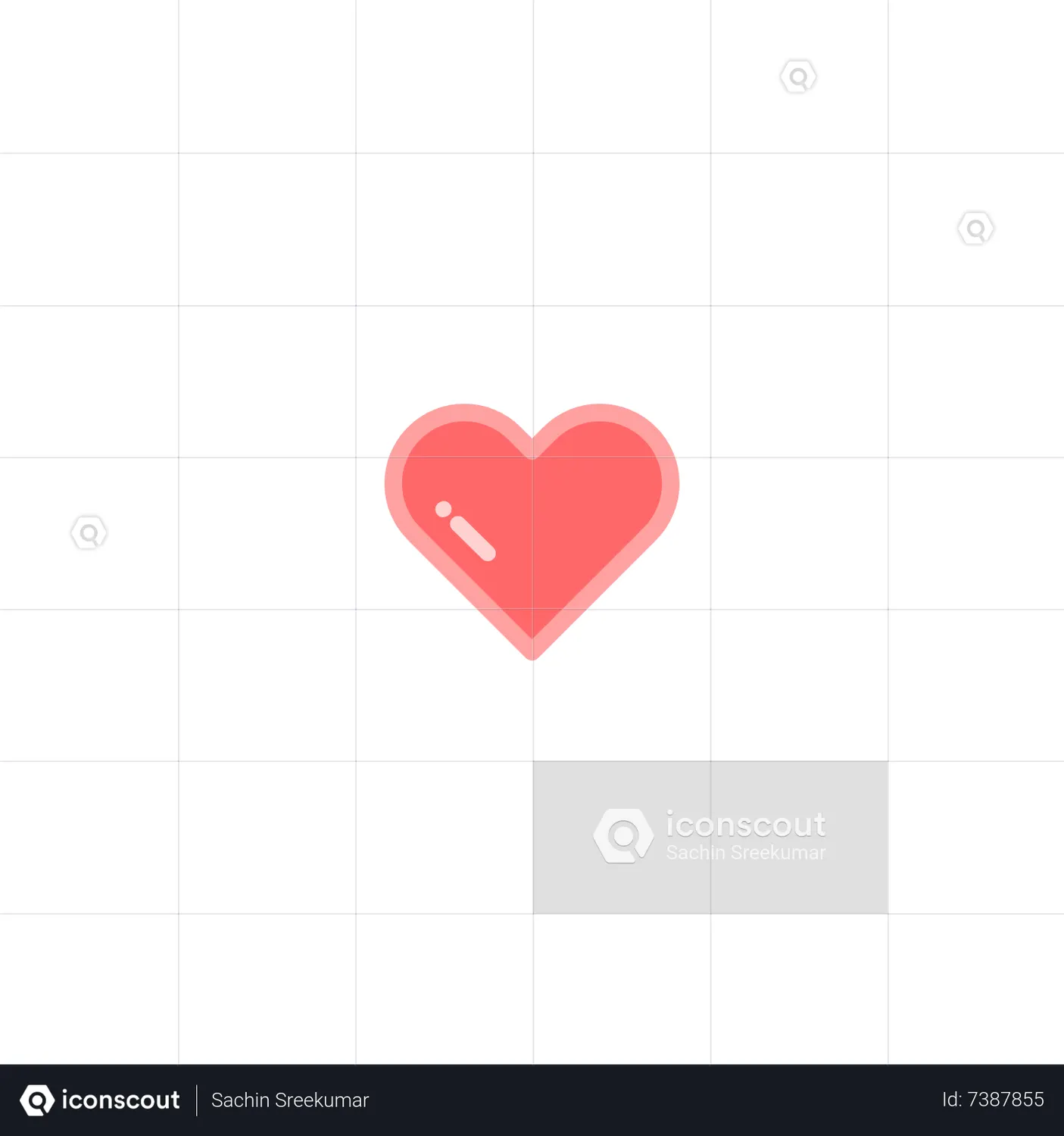 Heart Emoji Animated Icon download in JSON, LOTTIE or MP4 format