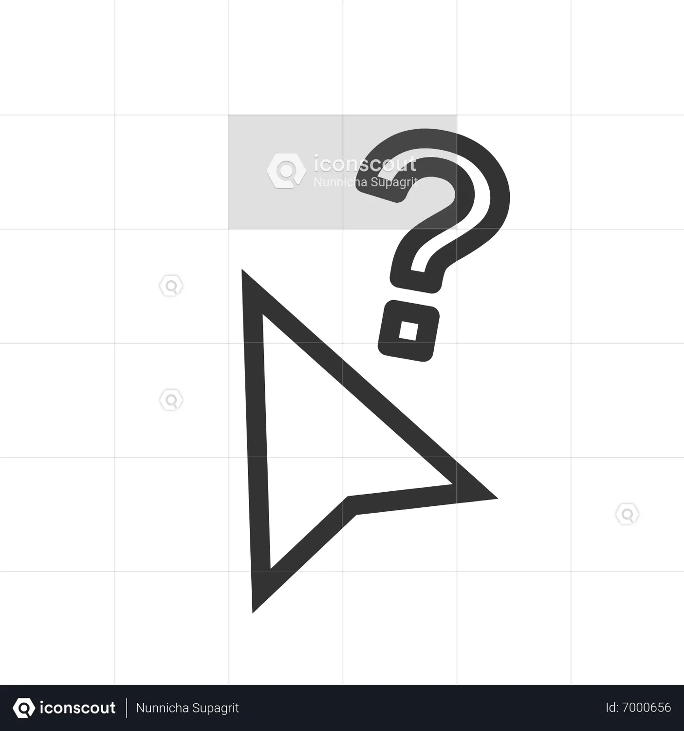 Help cursor animated icon download in json lottie or mp4 format