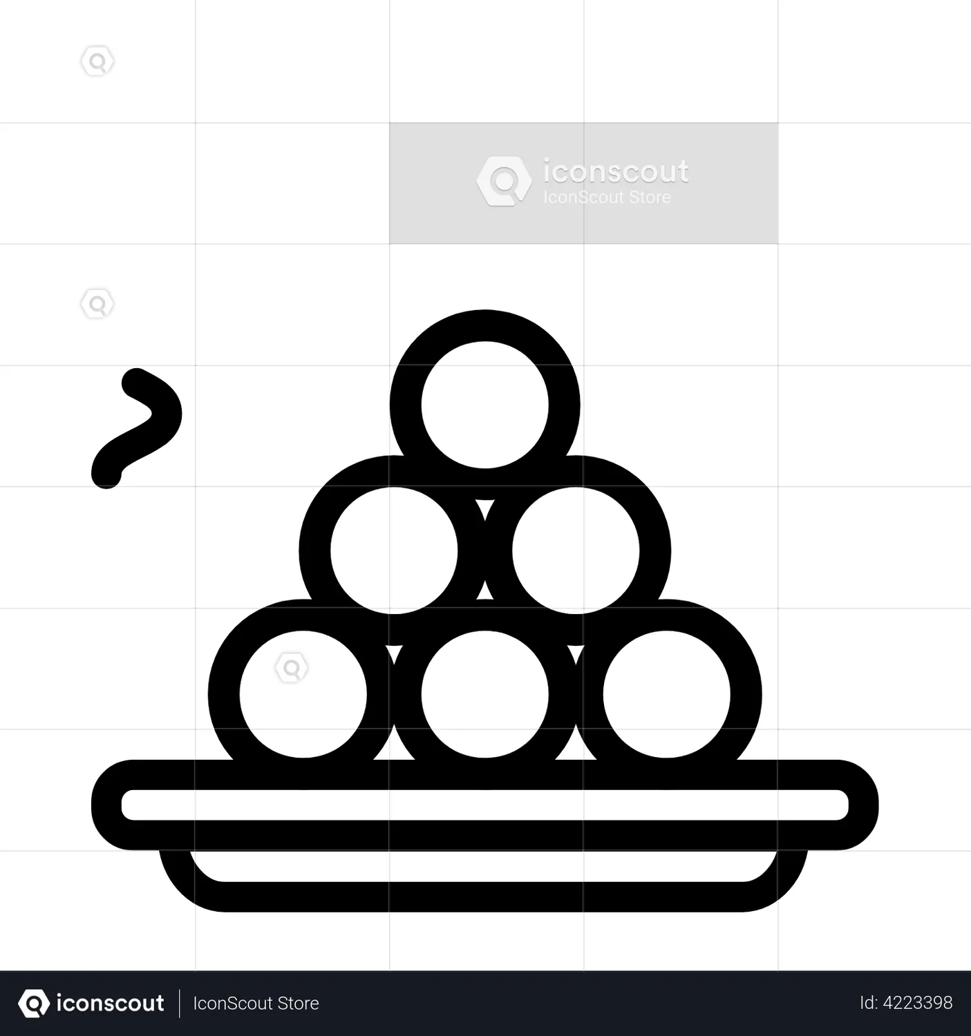 Holi Ladoo Animated Icon download in JSON, LOTTIE or MP4 format