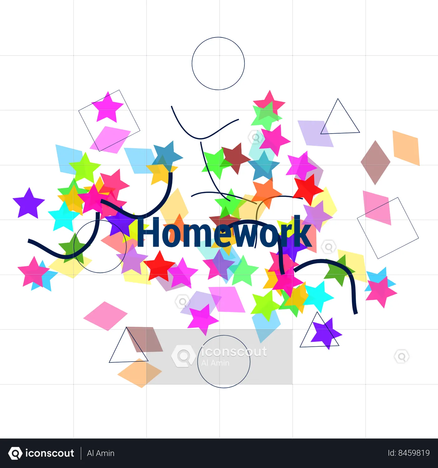 Homework Emoji Animated Icon download in JSON, LOTTIE or MP4 format