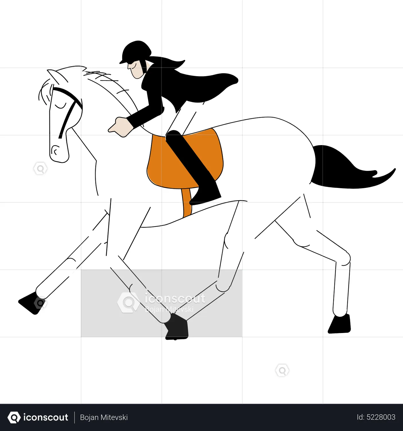 Horse Riding Animation - Free Download Sports & Games Animations | IconScout