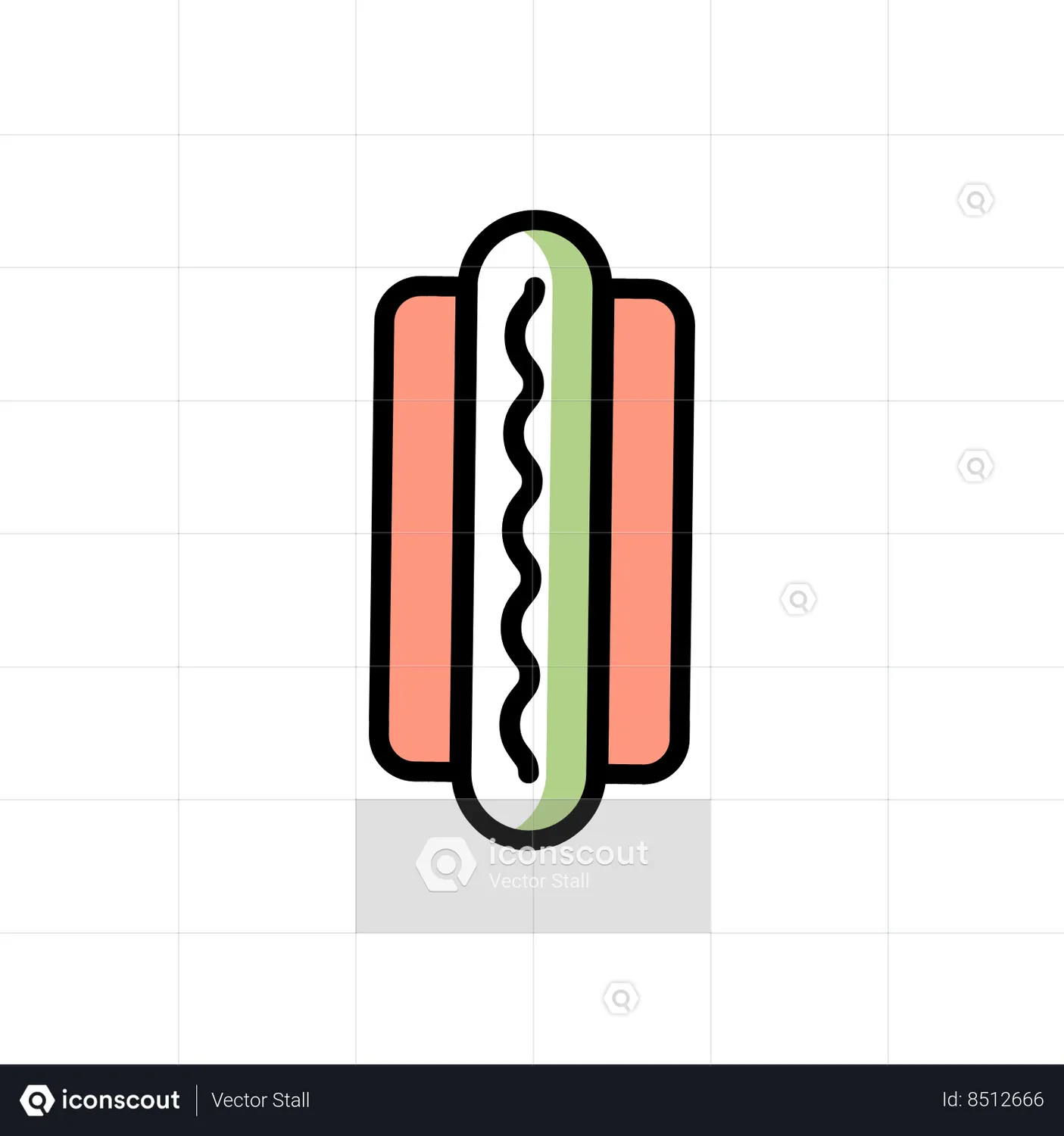 Hotdog Animated Icon download in JSON, LOTTIE or MP4 format