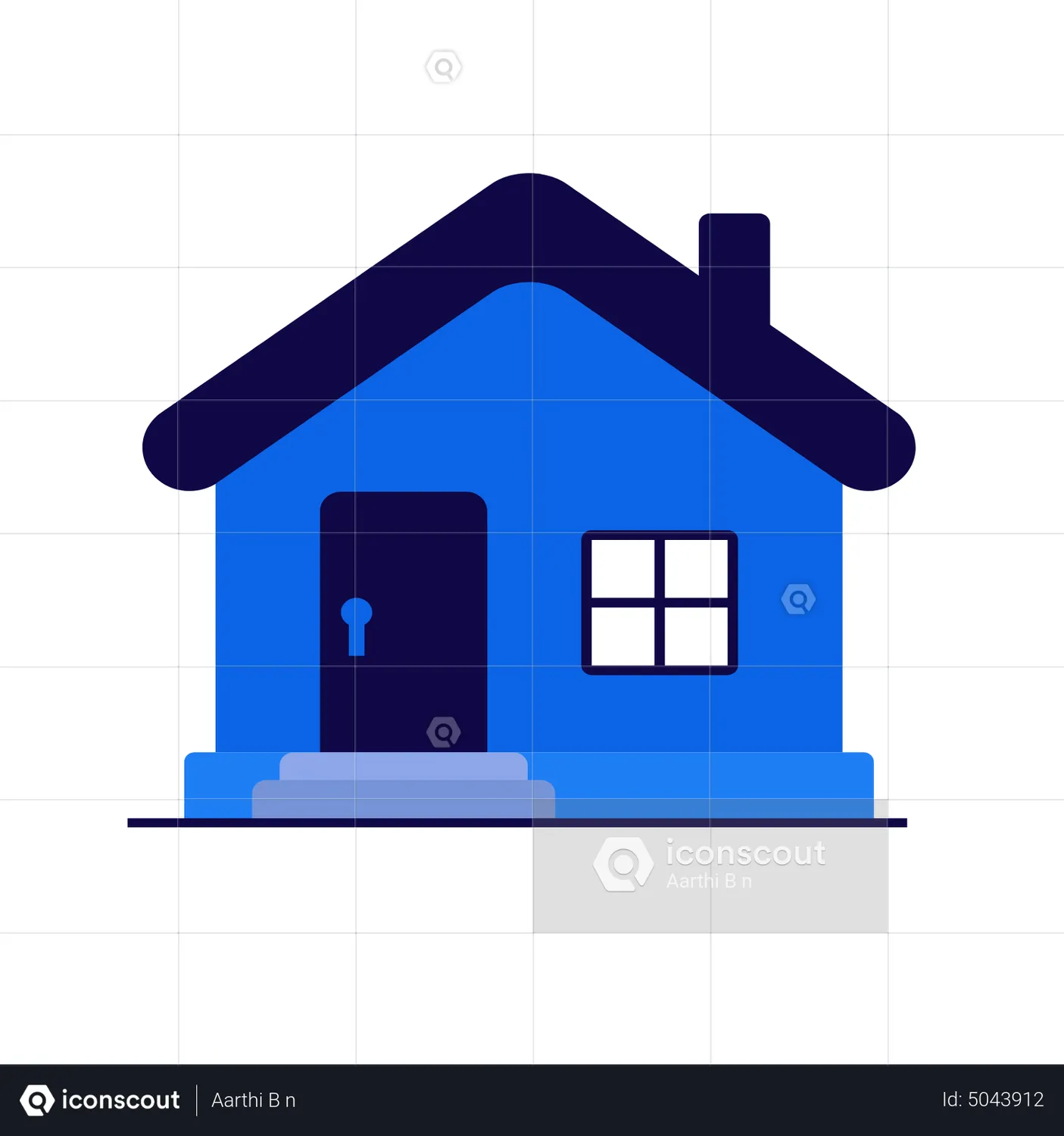 House Animated Icon download in JSON, LOTTIE or MP4 format