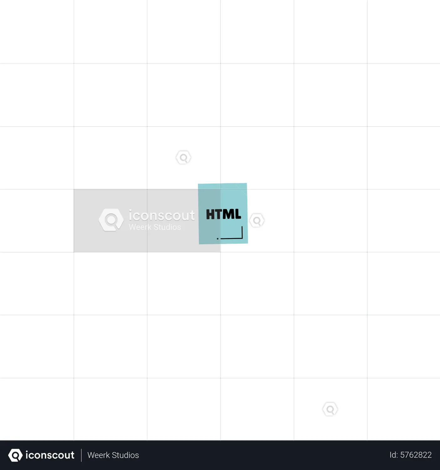 HTML Animated Icon download in JSON, LOTTIE or MP4 format