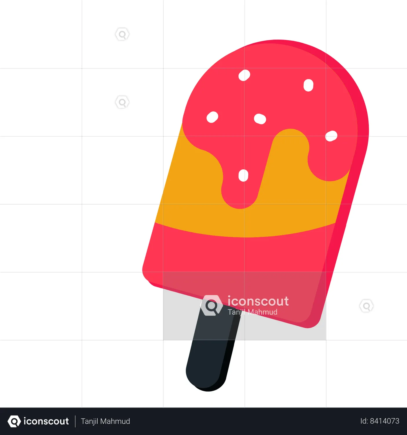Ice Cream Animated Icon download in JSON, LOTTIE or MP4 format