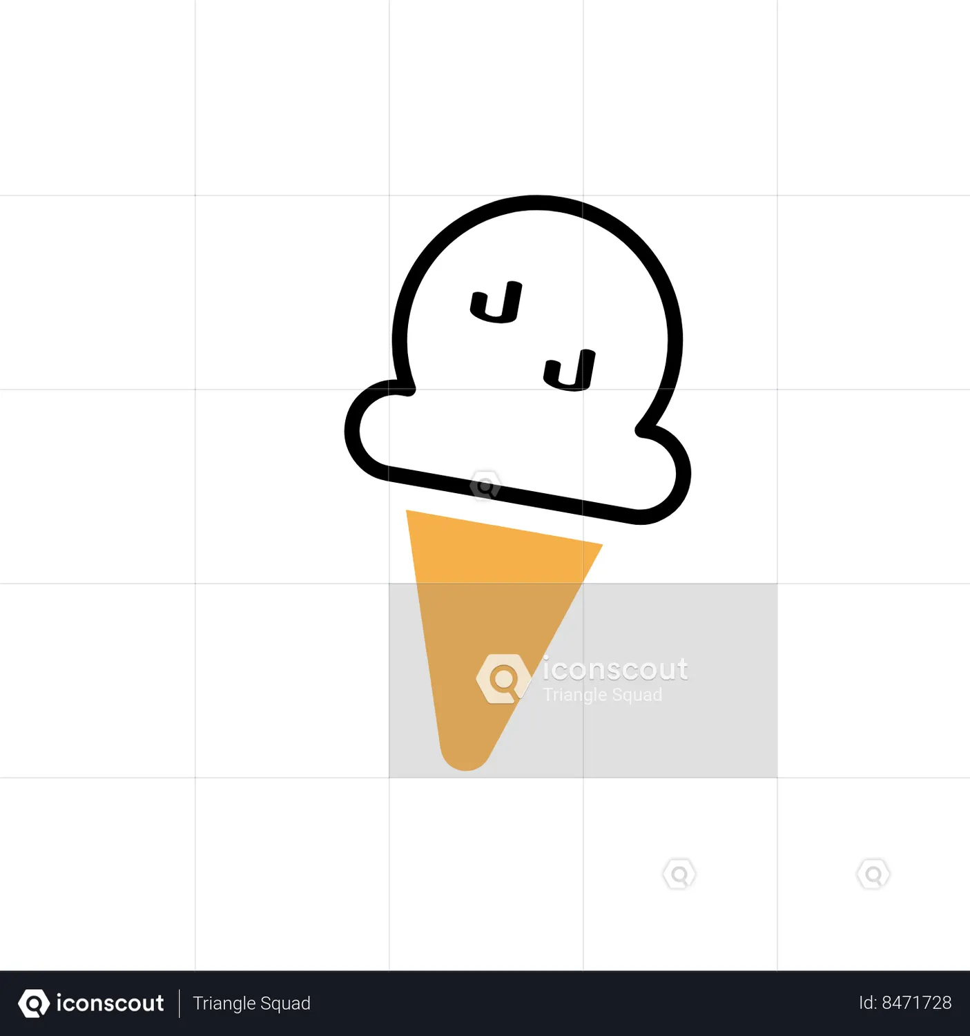 Ice Cream Animated Icon download in JSON, LOTTIE or MP4 format