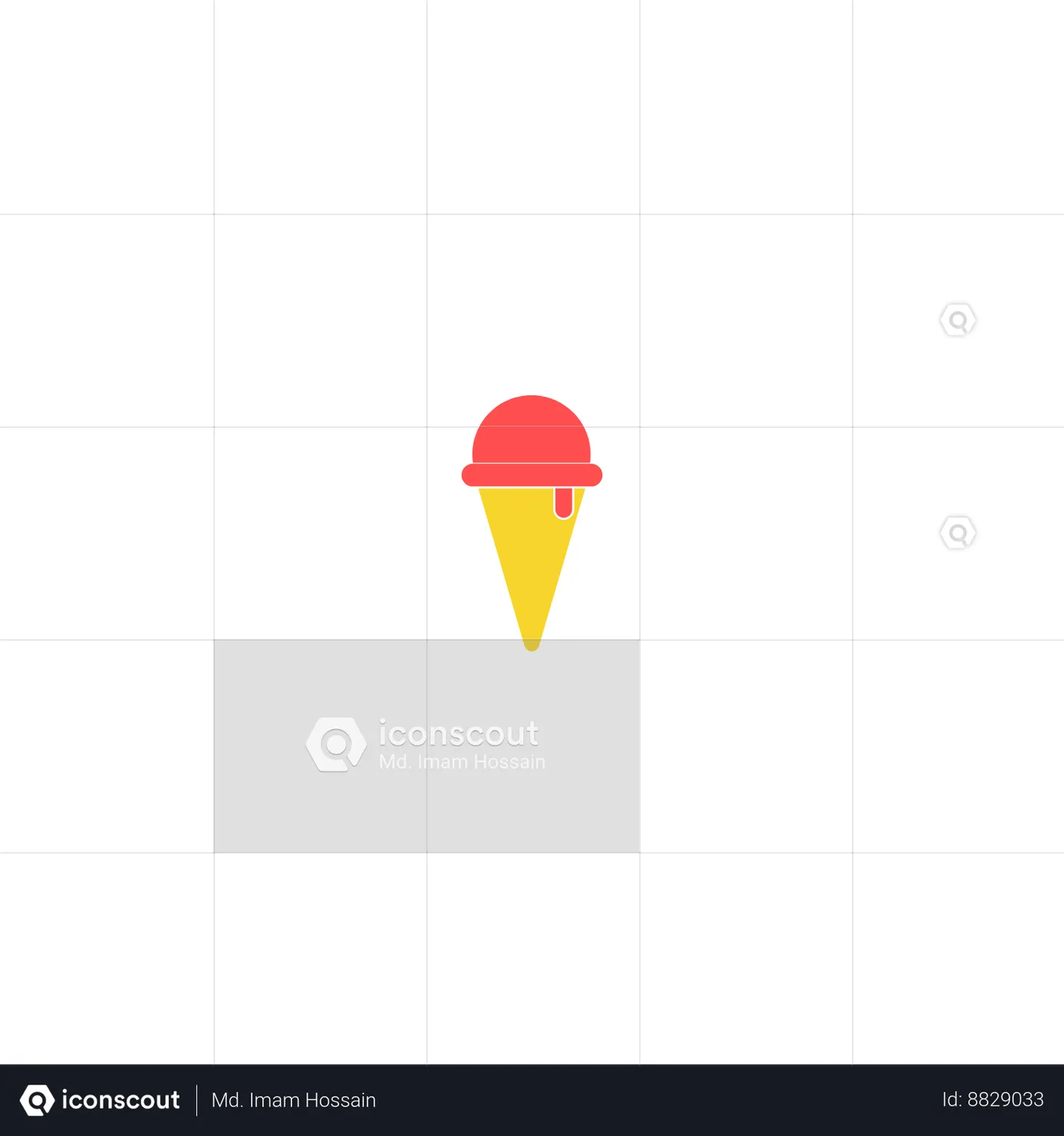 Ice Cream Animated Icon download in JSON, LOTTIE or MP4 format