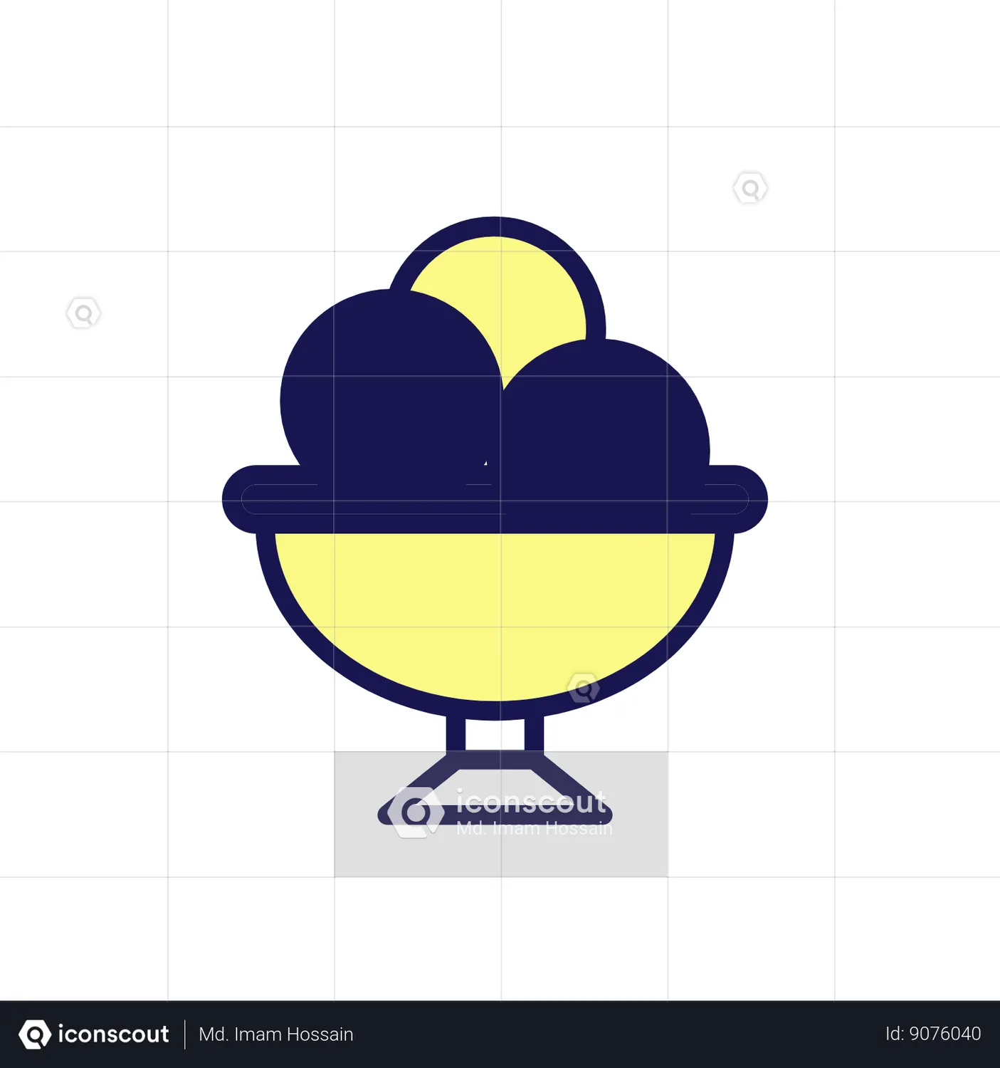 Ice Cream Animated Icon download in JSON, LOTTIE or MP4 format
