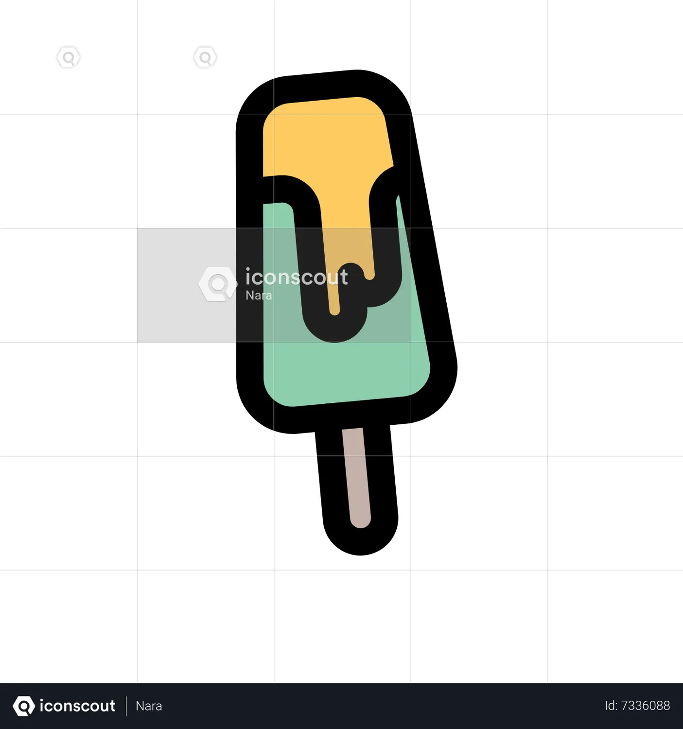 Ice Cream 2 Animated Icon download in JSON, LOTTIE or MP4 format