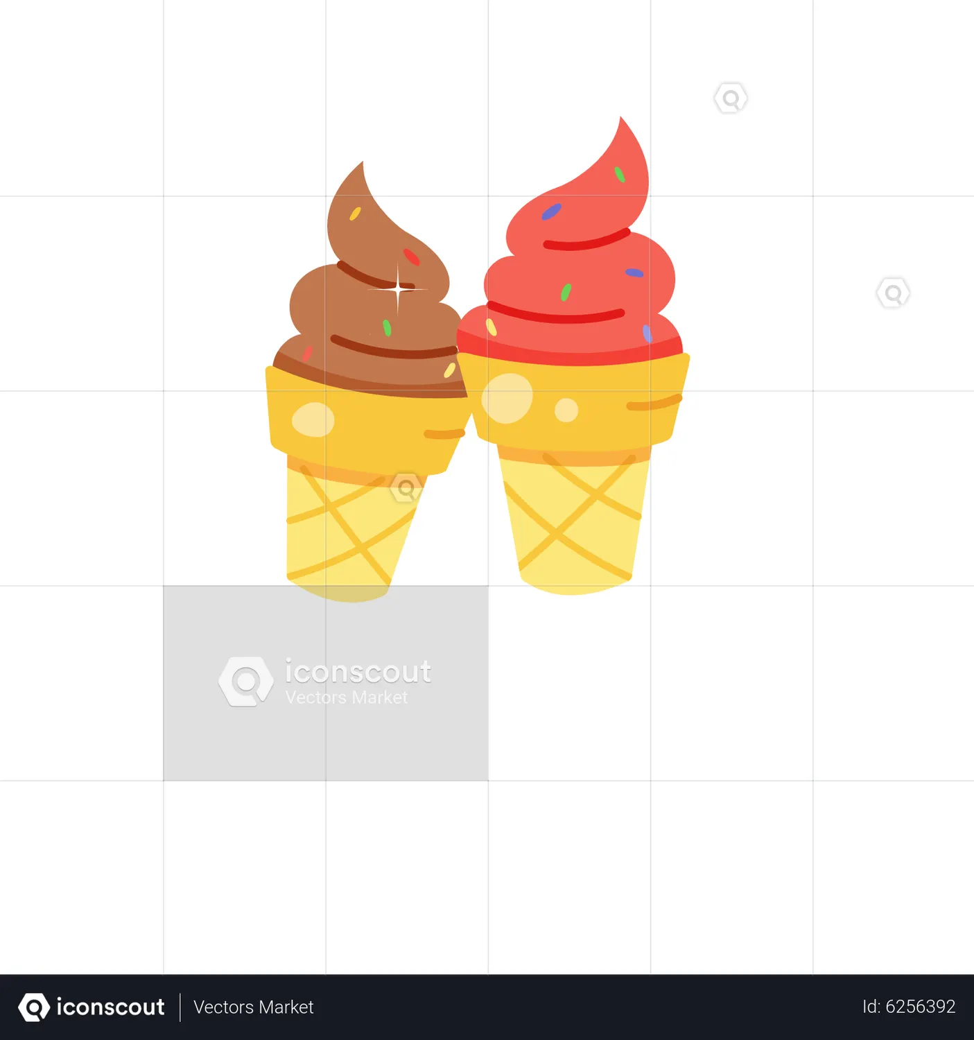 Ice Cream Animated Icon download in JSON, LOTTIE or MP4 format