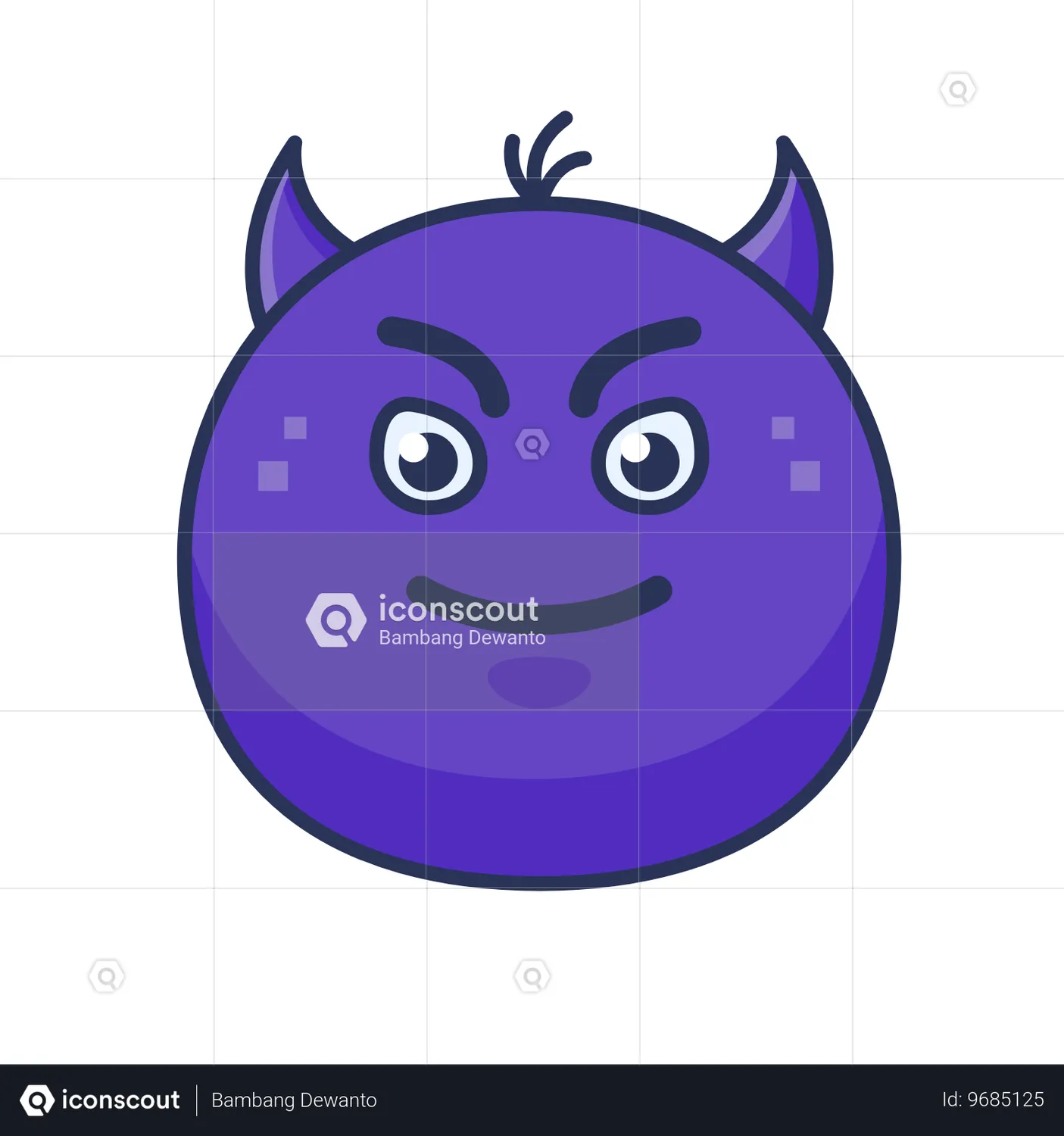 Imp Emoticon Animated Icon - Free Download Sign & Symbols Animated ...