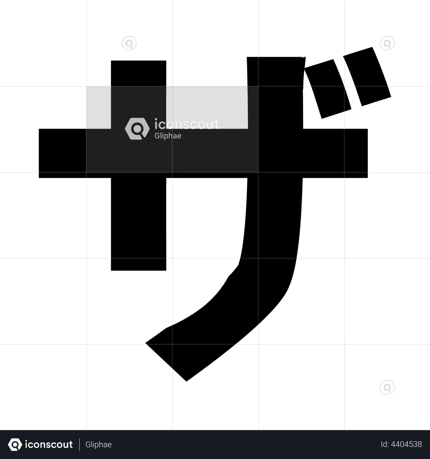 Japanese Katakana - ザ - Za Animated Icon Download In Json, Lottie Or 