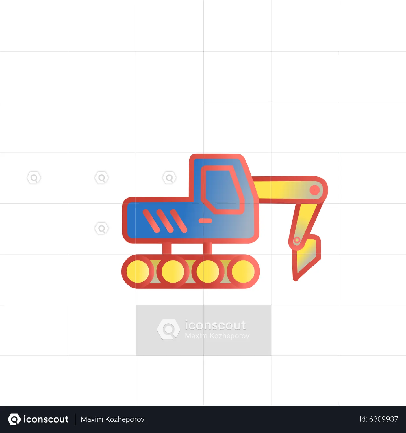Jcb Animated Icon - Free Download Tools & Equipment Animated Icons ...