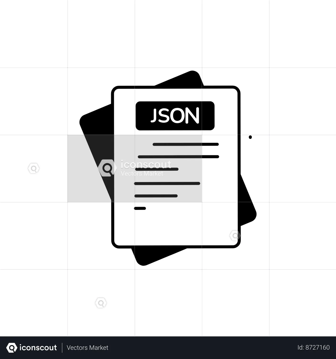 JSON File Animated Icon - Free Download Files & Folders Animated Icons ...