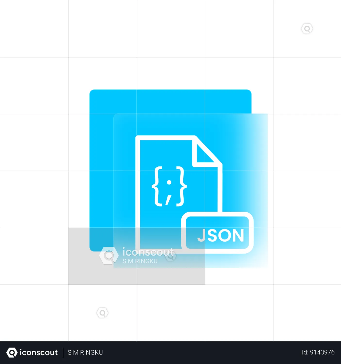 JSON File Animated Icon download in JSON, LOTTIE or MP4 format