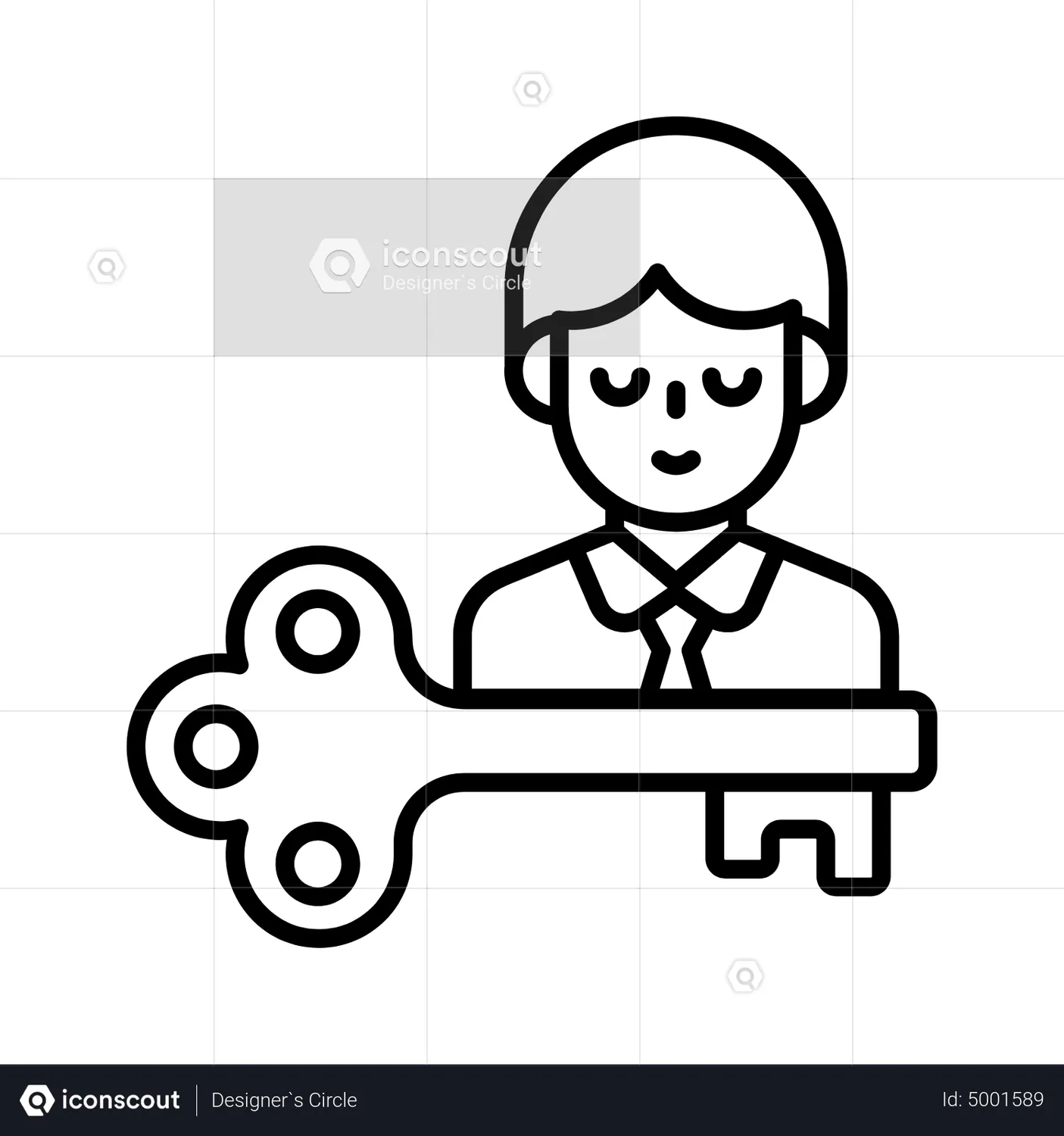 key-person-animated-icon-download-in-json-lottie-or-mp4-format