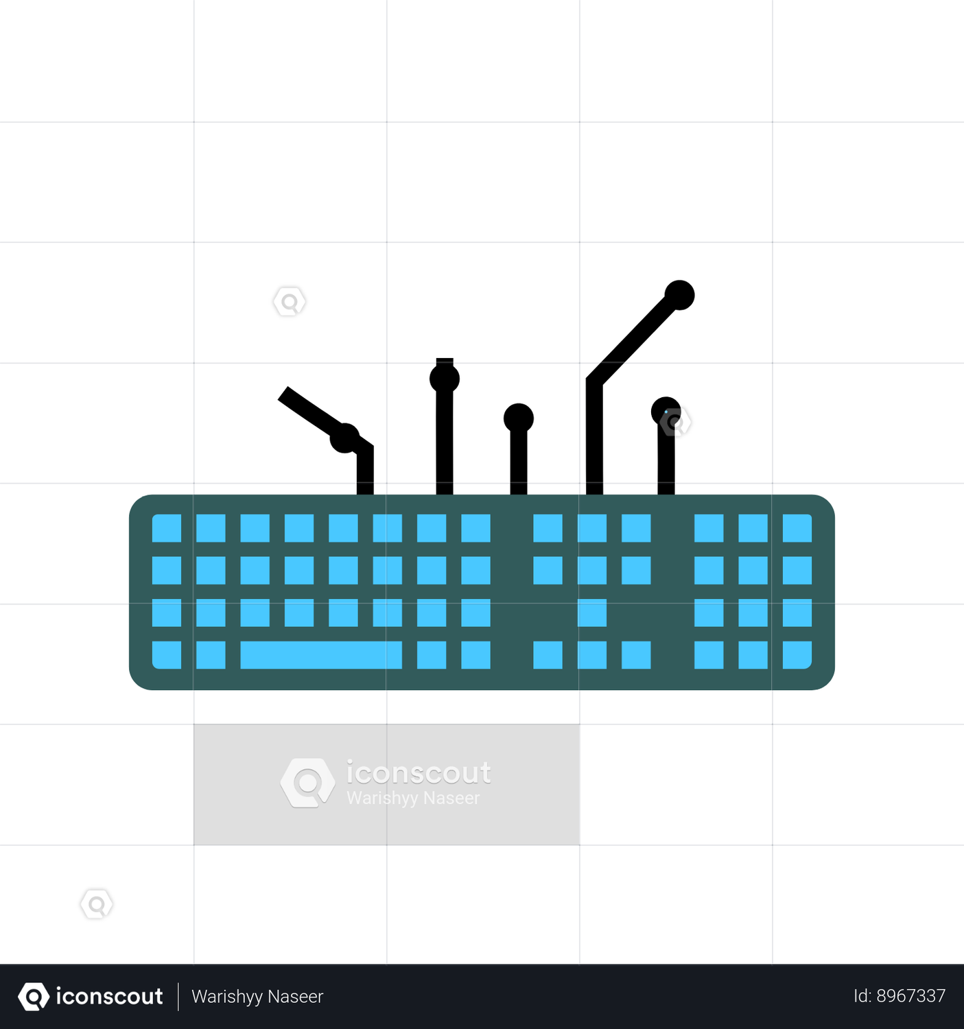 Keyboard Animation by Warishyy Naseer | LottieFiles