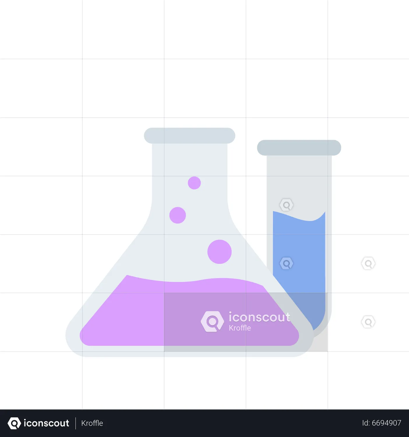Lab Flasks Animated Icon download in JSON, LOTTIE or MP4 format