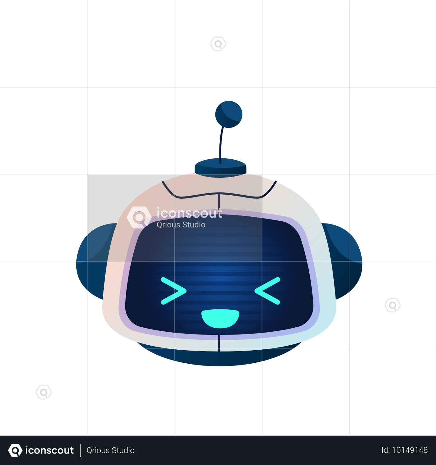 Laughing bot Animation by Qrious Studio | LottieFiles