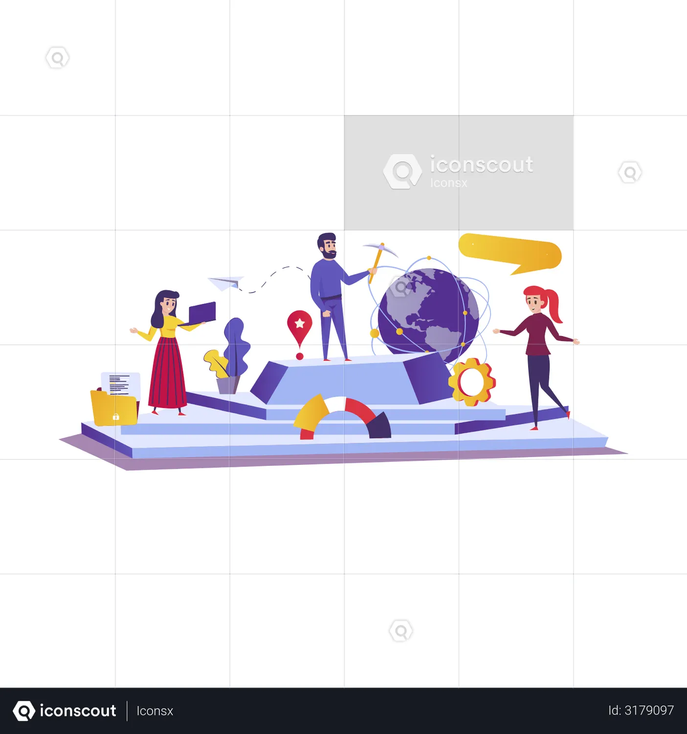 Leadership Animated Icon download in JSON, LOTTIE or MP4 format