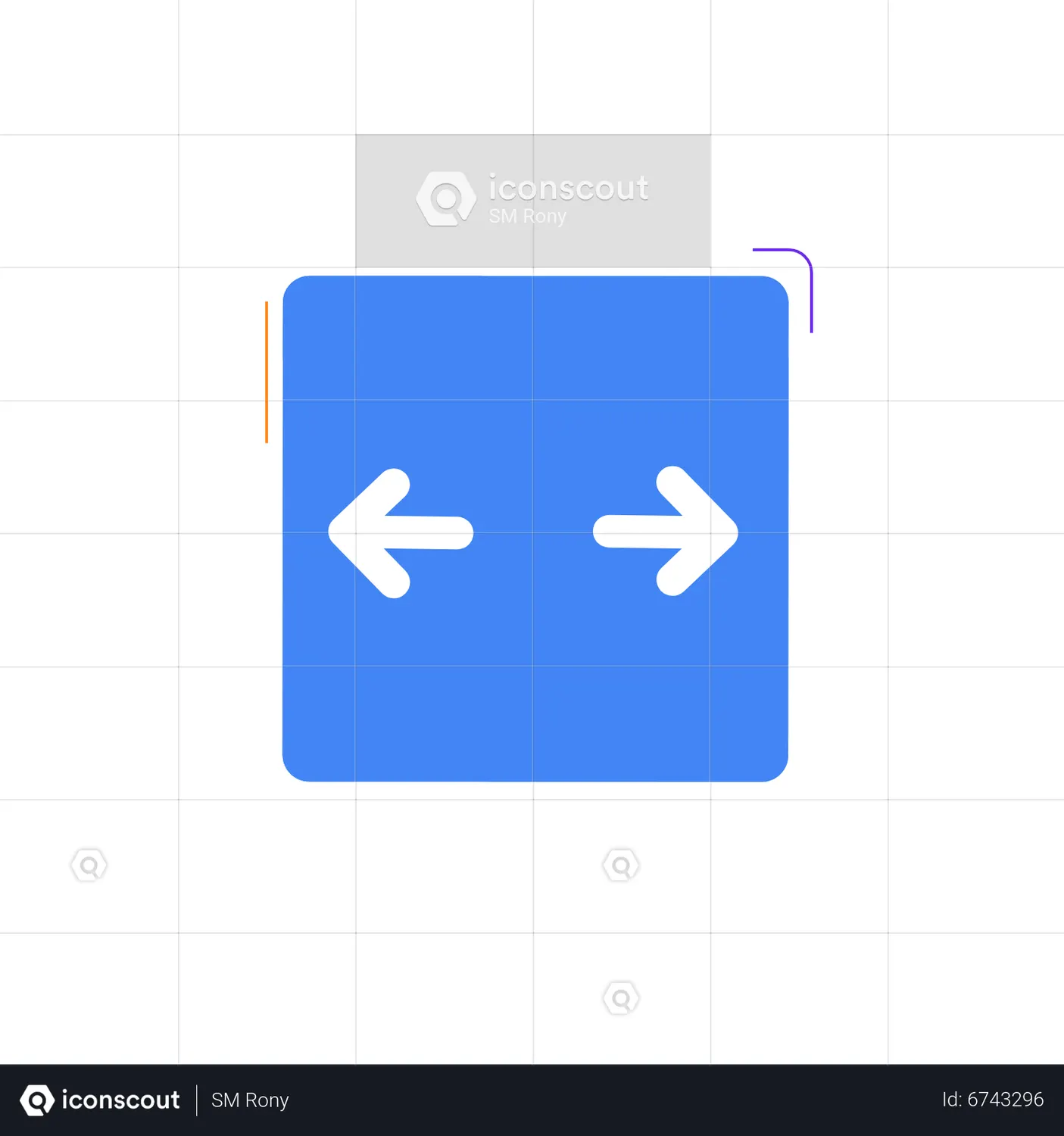Left Arrow Animated Icon download in JSON, LOTTIE or MP4 format