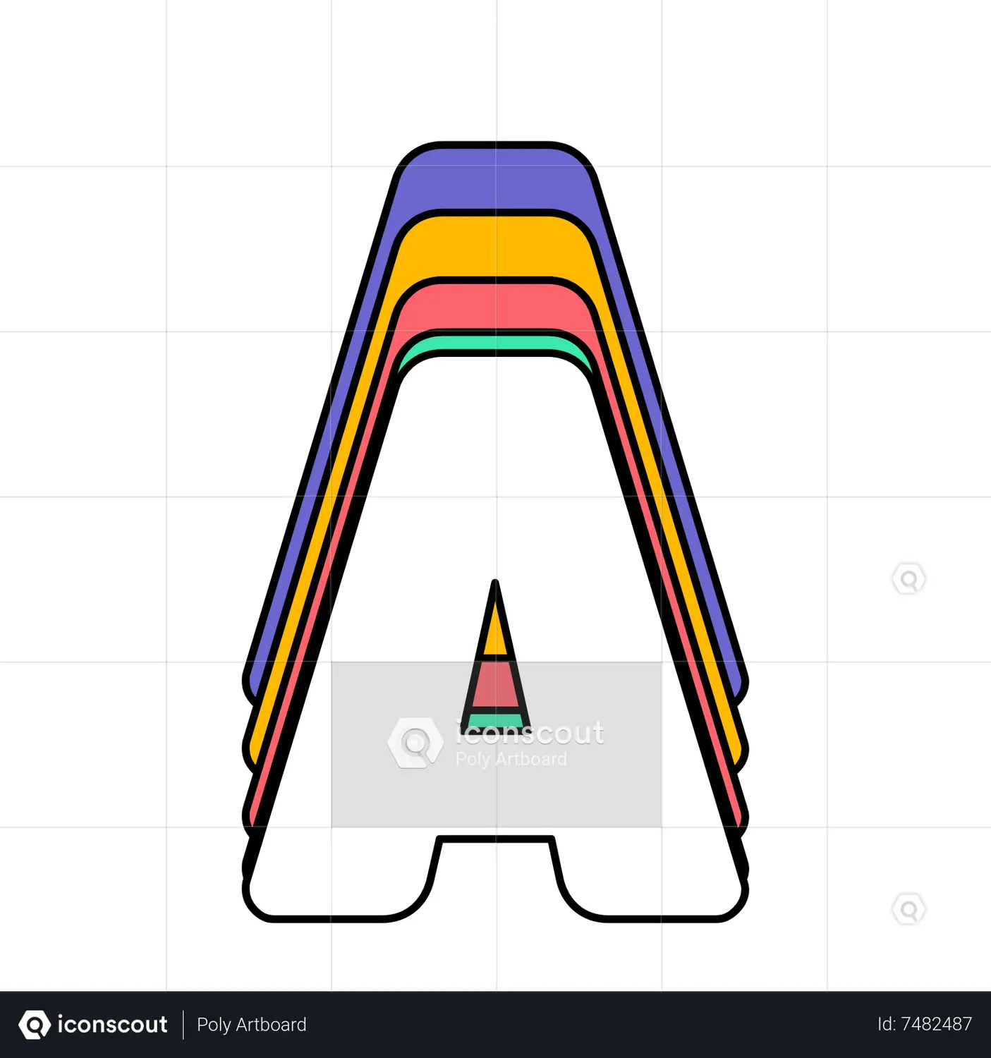 Letter A Animated Icon - Free Download Sign & Symbols Animated Icons ...