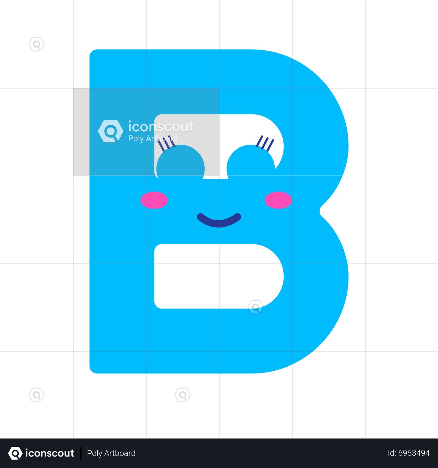 Letter B Animated Icon Download In JSON, LOTTIE Or MP4 Format