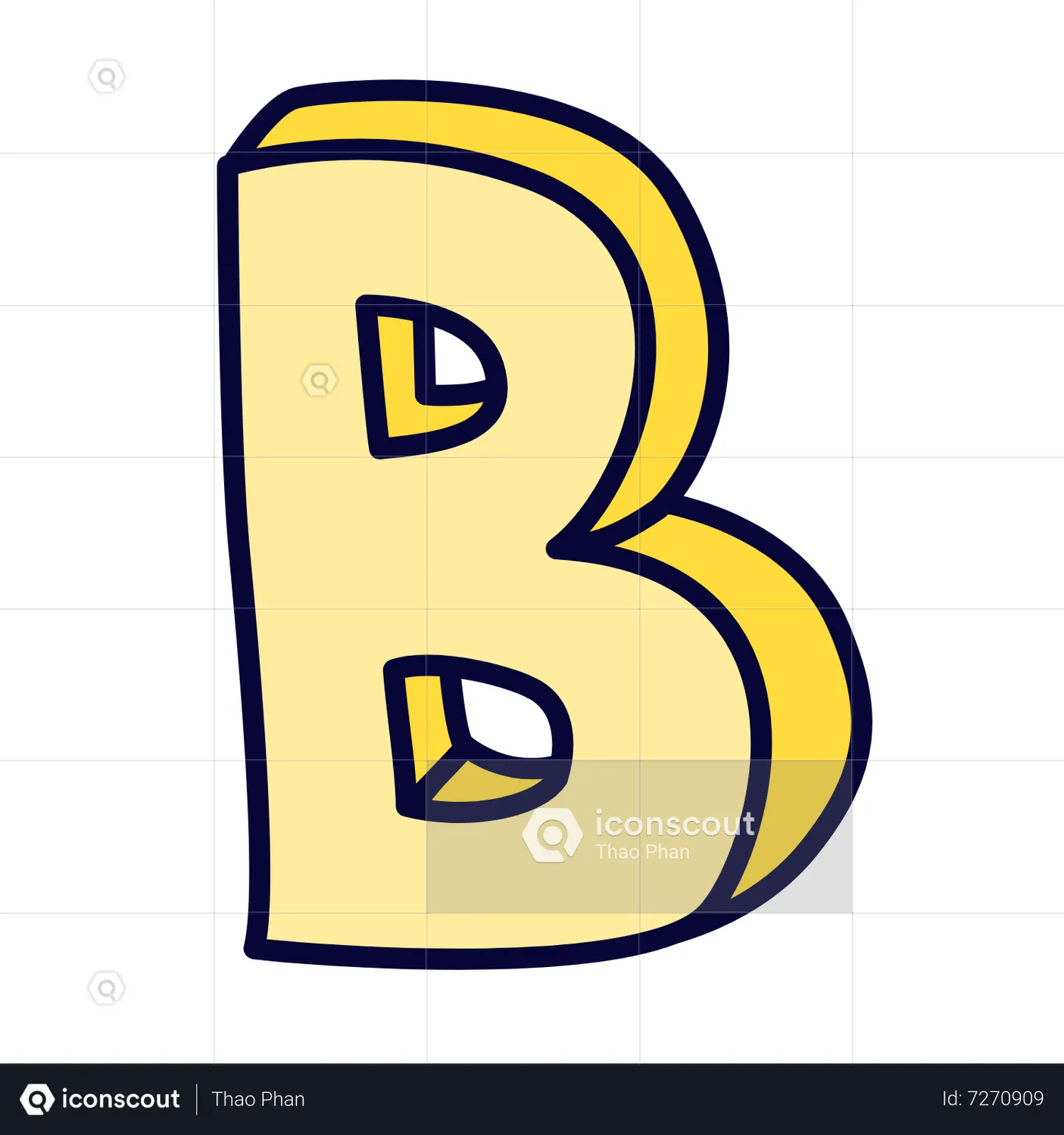 Letter B Uppercase Animated Icon - Free Download Sign & Symbols ...