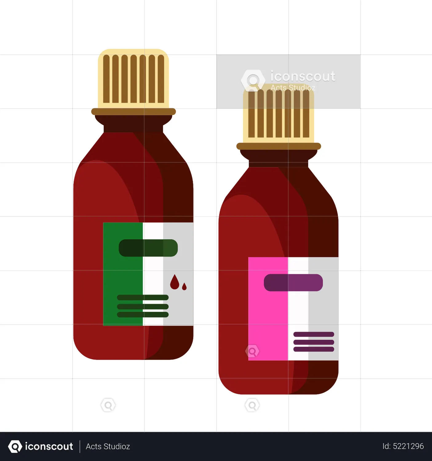 Liquid Bottles Animated Icon download in JSON, LOTTIE or MP4 format