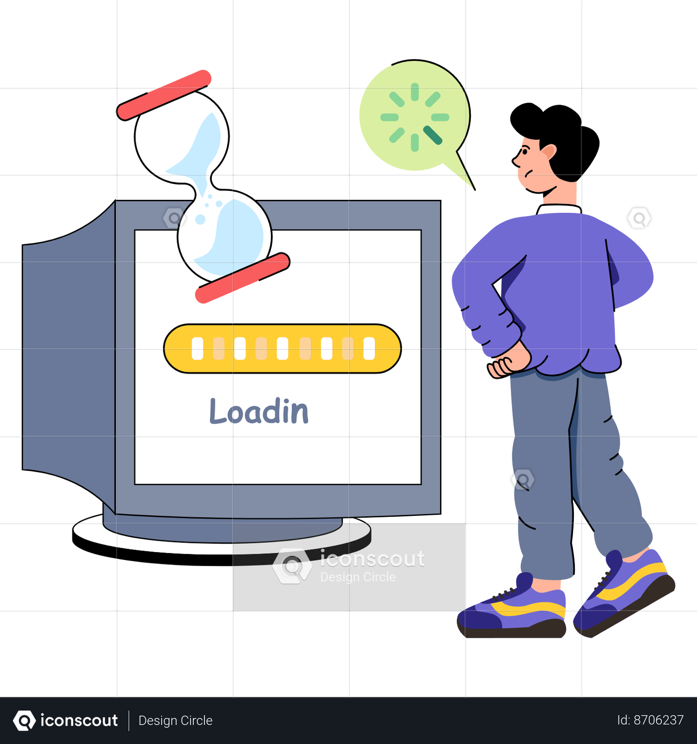 Loading Screen Animation by Design Circle | LottieFiles