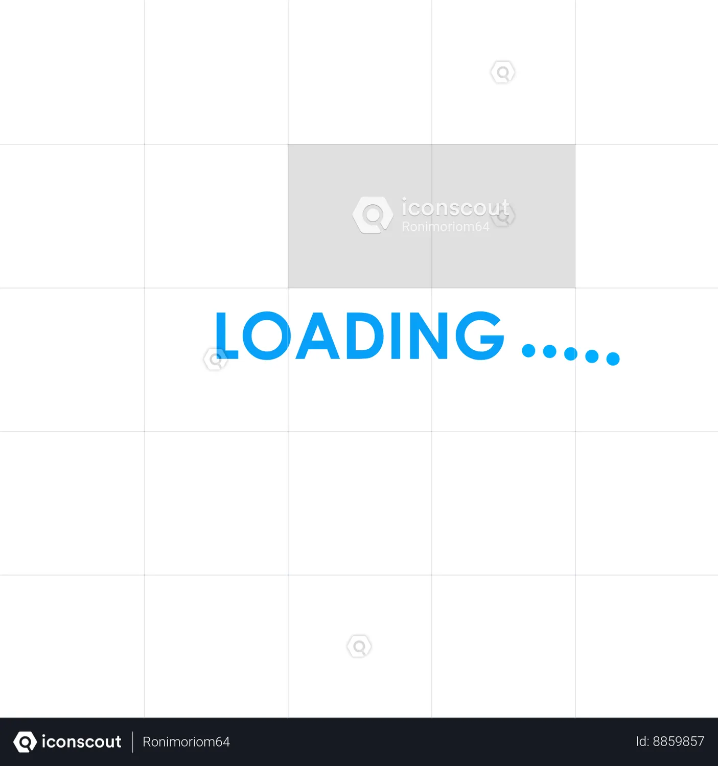 Loading Text Animated Icon - Free Download User Interface Animated ...