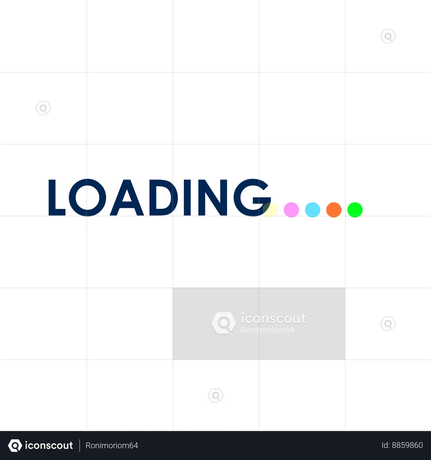 Loading Text Animated Icon - Free Download User Interface Animated ...