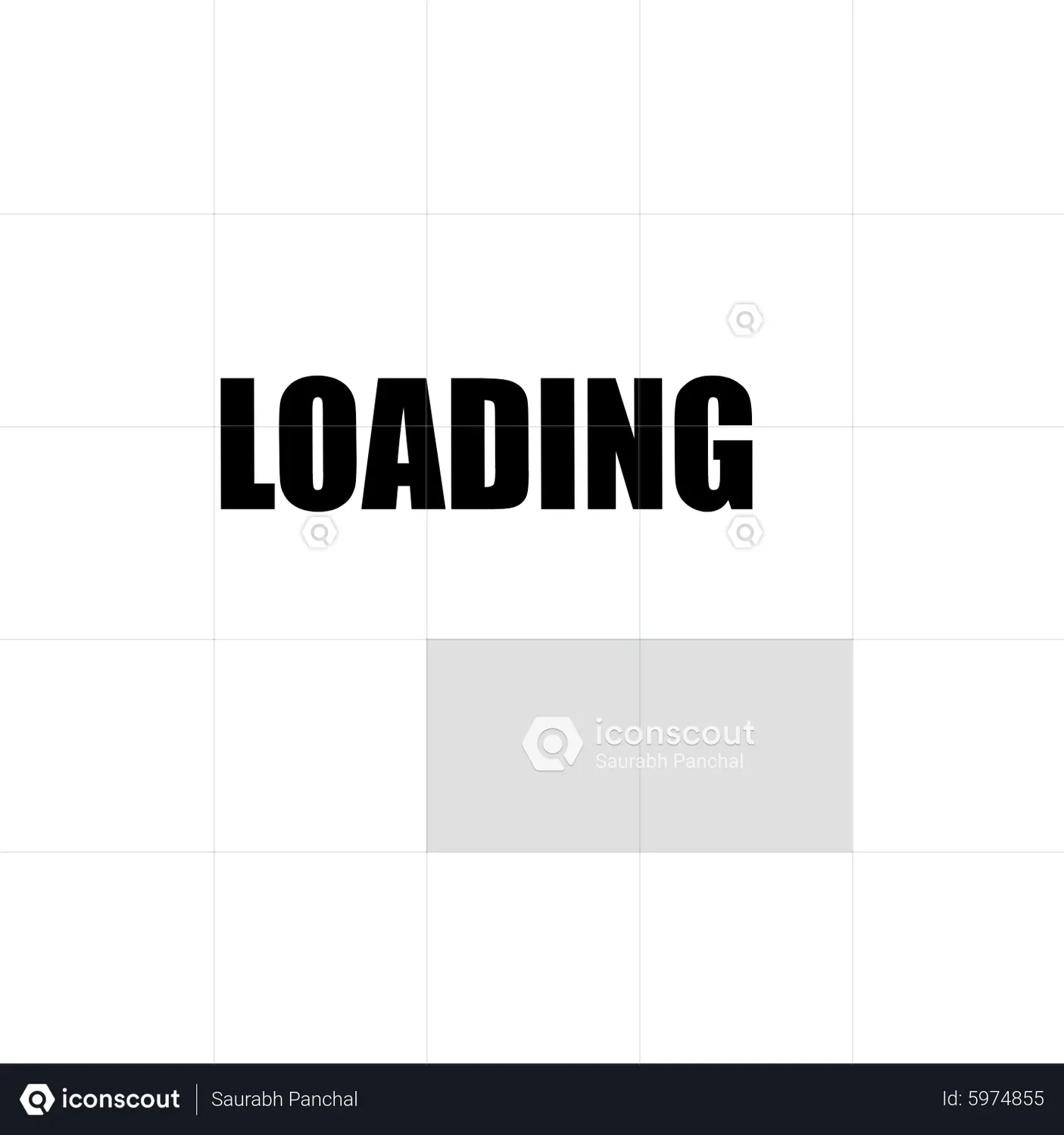 Loading Text Animated Icon - Free Download User Interface Animated ...