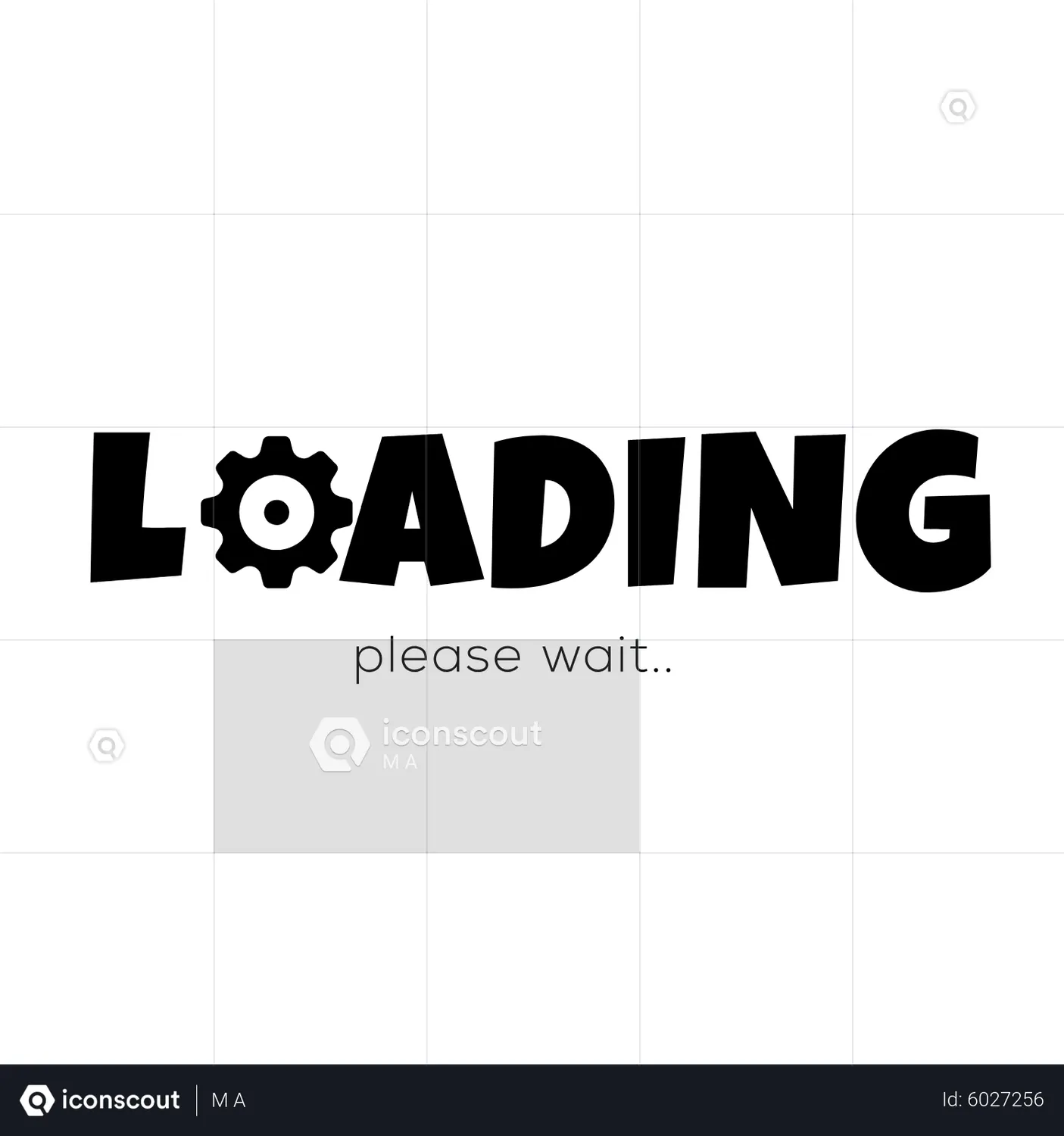 Loading Text Animated Icon - Free Download User Interface Animated ...