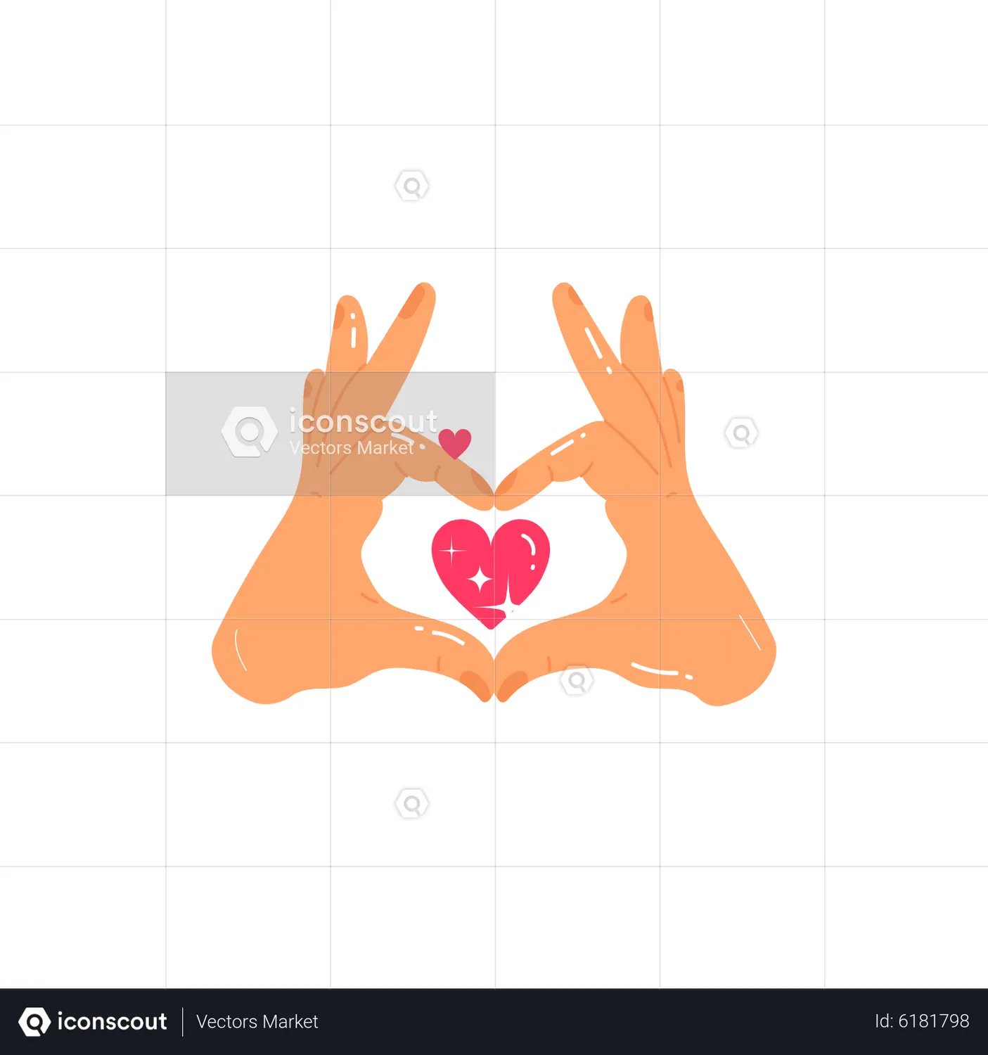 Love Gesture Animated Icon download in JSON, LOTTIE or MP4 format