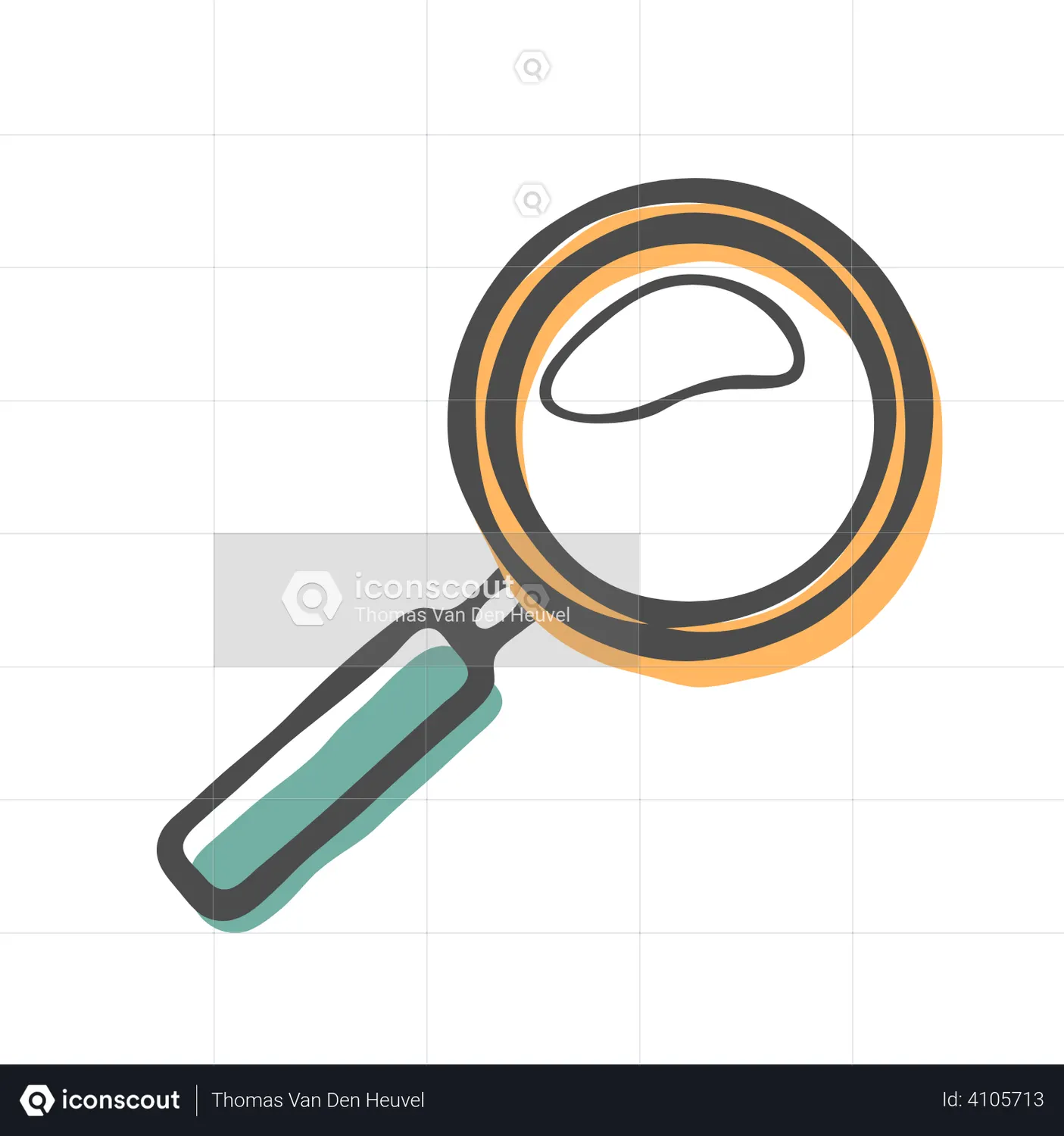 Magnifying glass Animated Icon download in JSON, LOTTIE or MP4 format