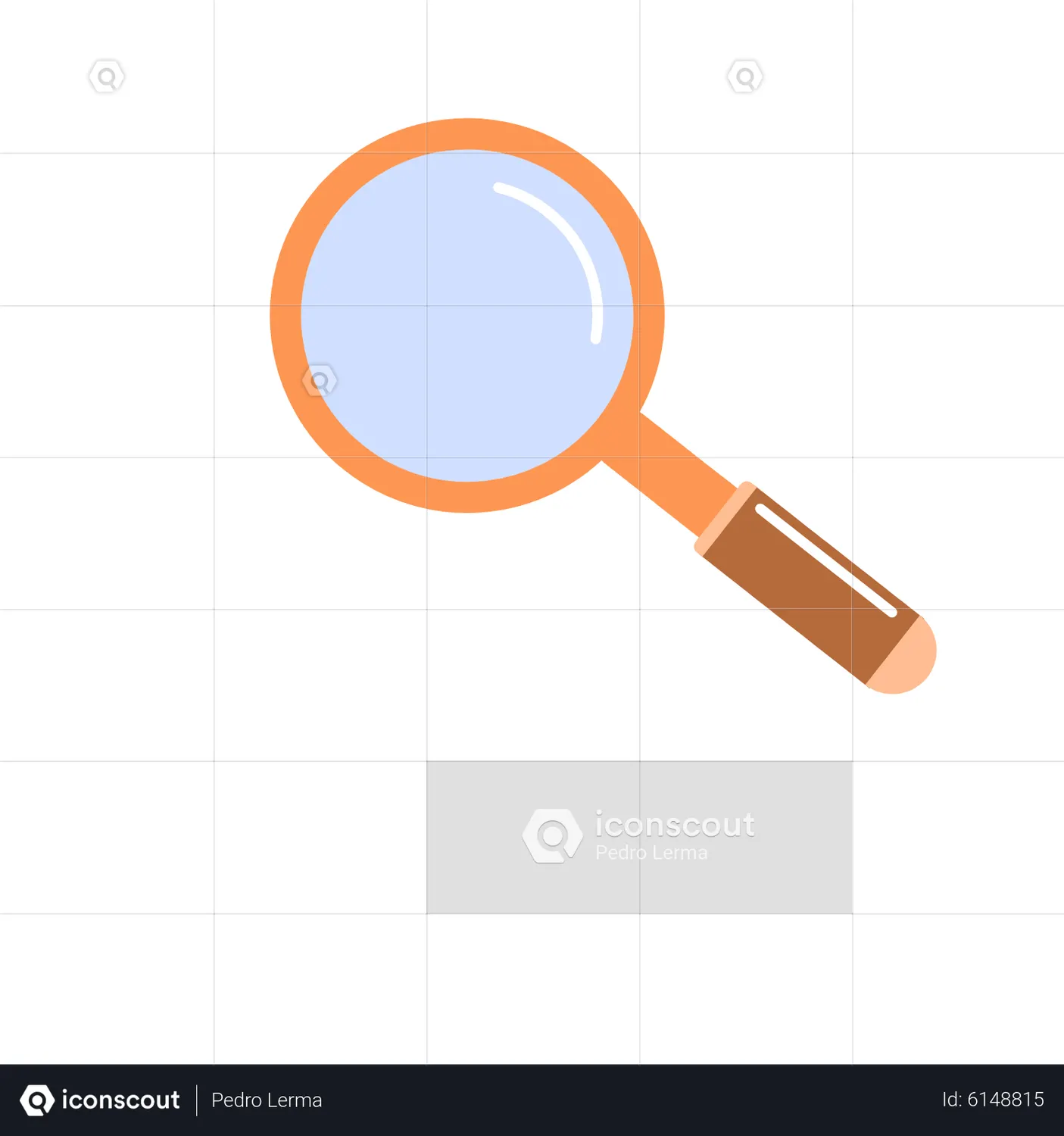 Magnifying glass Animated Icon download in JSON, LOTTIE or MP4 format