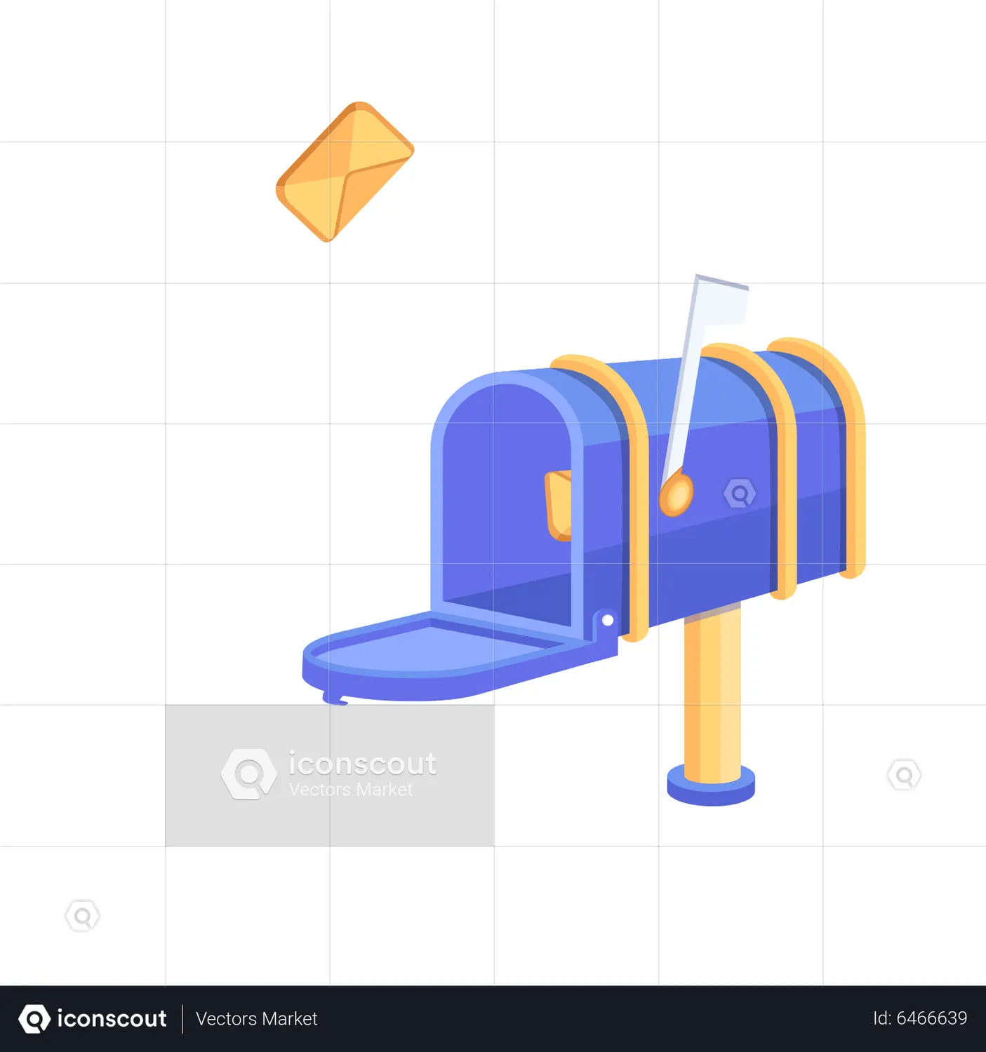 Mailbox Animated Icon download in JSON, LOTTIE or MP4 format