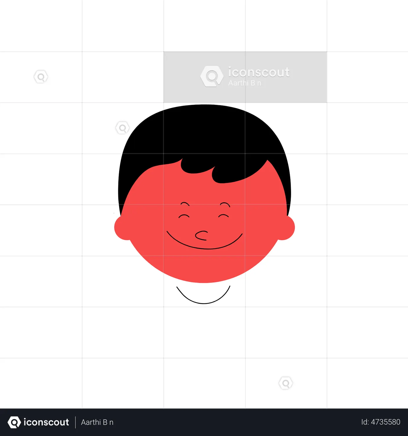 Male avatar Animated Icon download in JSON, LOTTIE or MP4 format