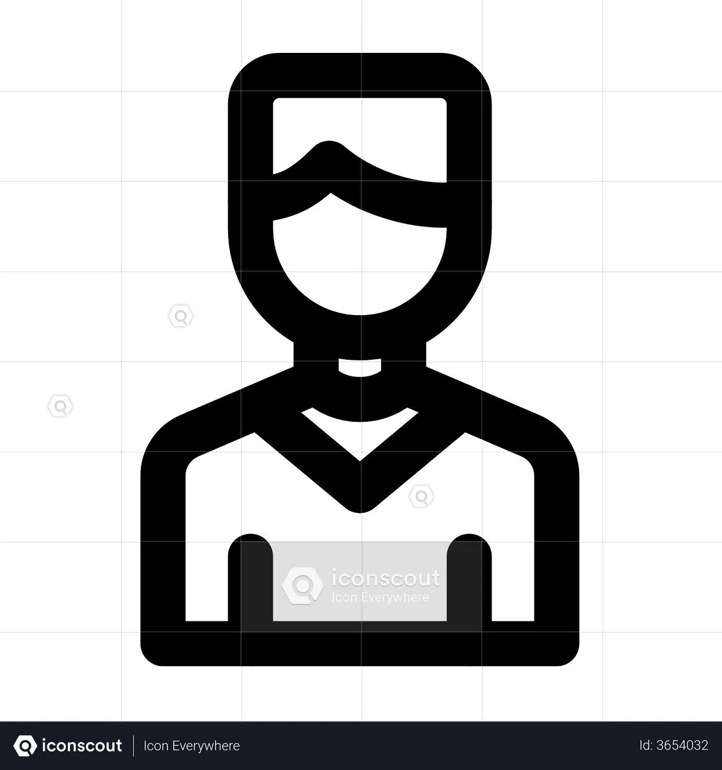 Male avatar Animated Icon download in JSON, LOTTIE or MP4 format